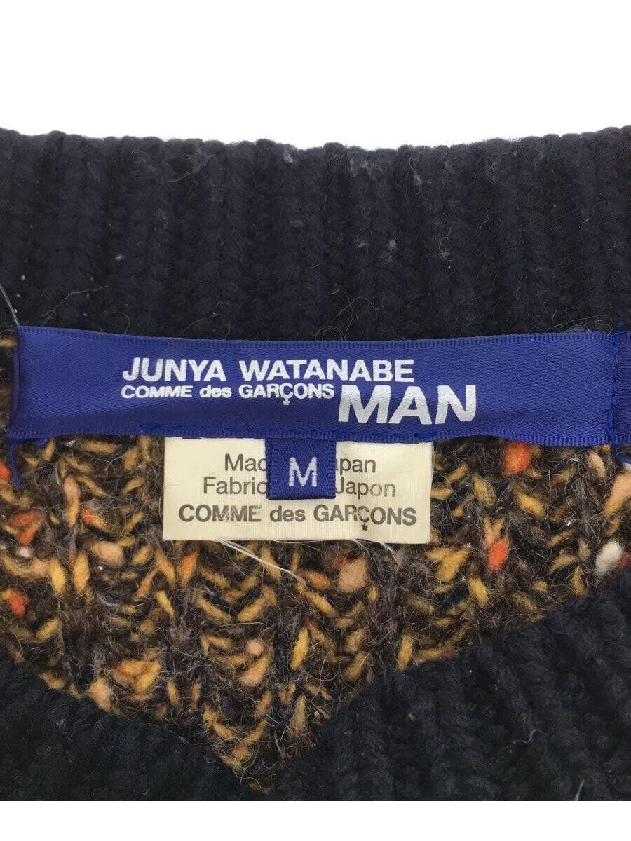 Comme des Garcons × Junya Watanabe Cross Hatch Wool Melange Knit Sweater Size US M / EU 48-50 / 2 - 3 Thumbnail