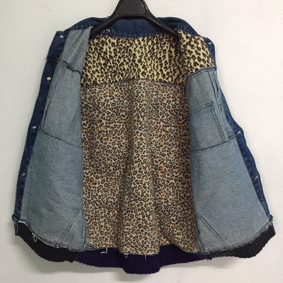 Denime Glued Patchy Custom Made Punk Vest Like Greg Lauren Design Size US M / EU 48-50 / 2 - 20 Thumbnail