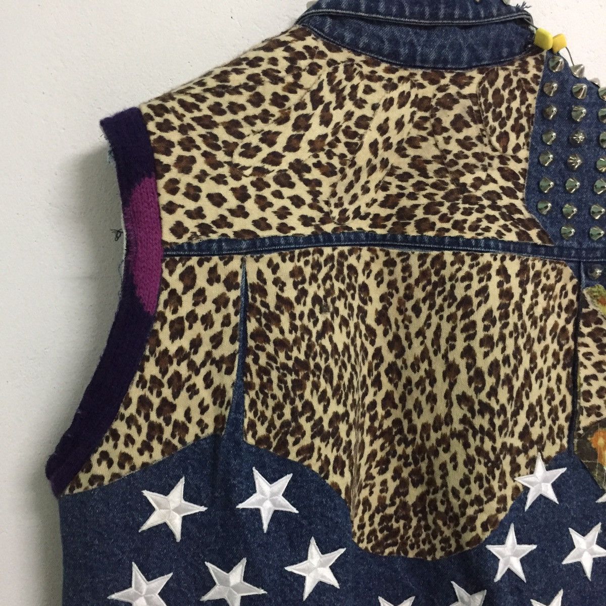 Denime Glued Patchy Custom Made Punk Vest Like Greg Lauren Design Size US M / EU 48-50 / 2 - 13 Thumbnail