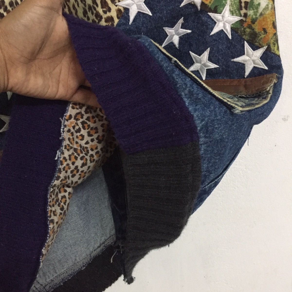 Denime Glued Patchy Custom Made Punk Vest Like Greg Lauren Design Size US M / EU 48-50 / 2 - 19 Thumbnail