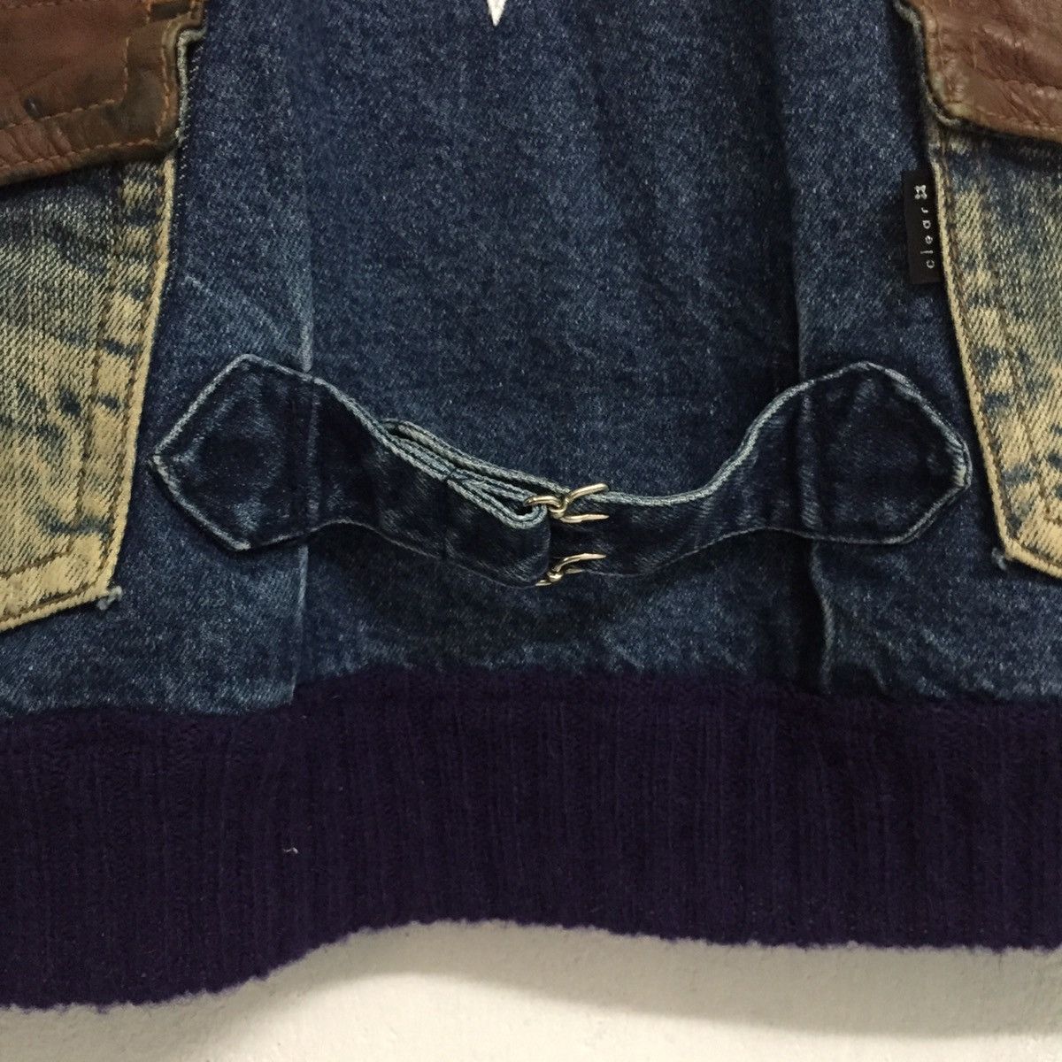 Denime Glued Patchy Custom Made Punk Vest Like Greg Lauren Design Size US M / EU 48-50 / 2 - 16 Thumbnail