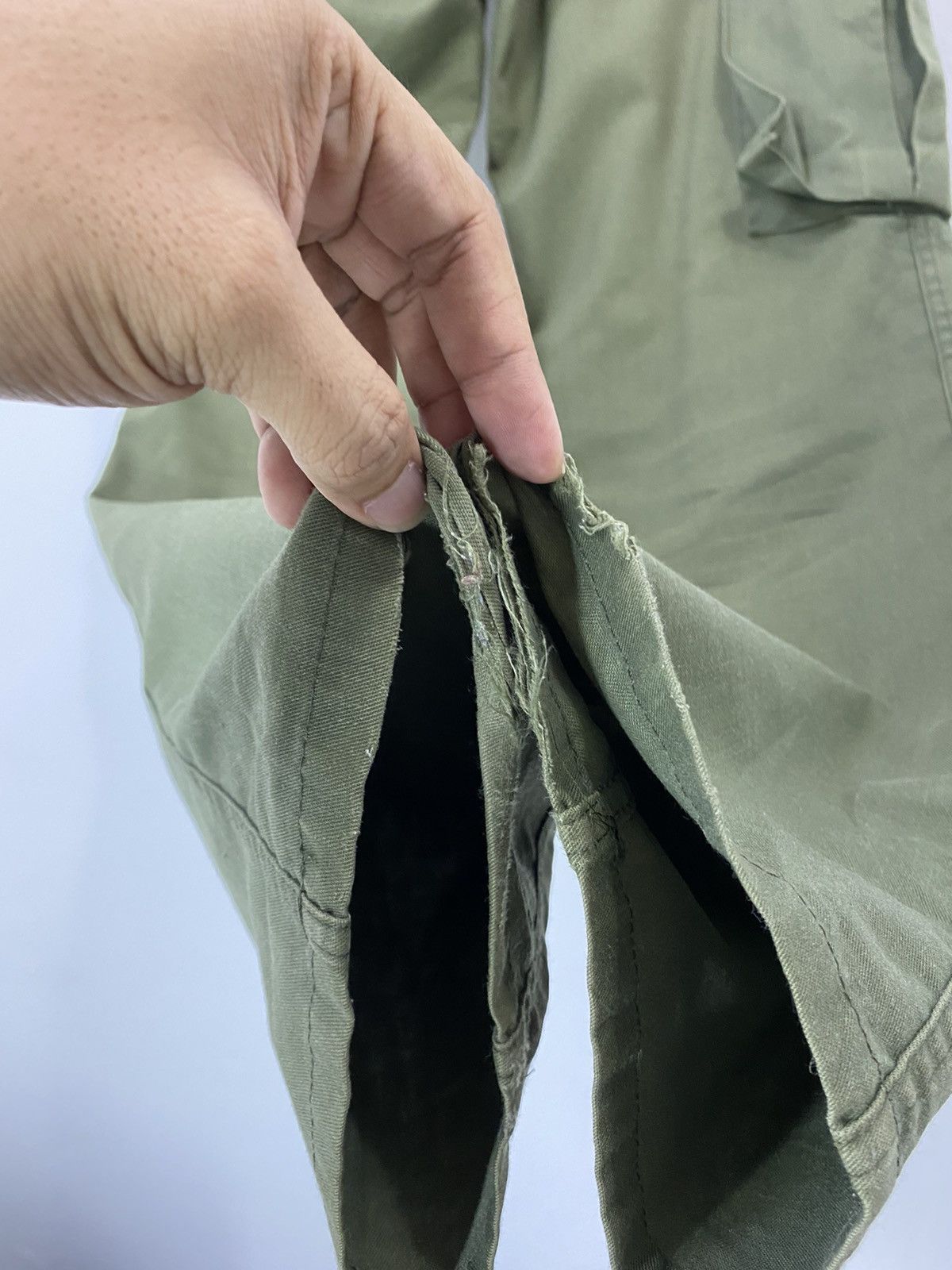 Vintage Vintage Military Fatigue Cargo pants Design Size US 34 / EU 50 - 11 Thumbnail