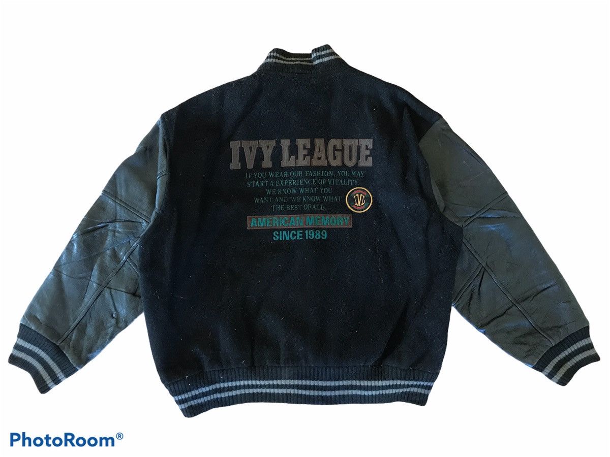 Ivy Crew 🔥RARE IVY LEAGUE VARSITY STADIUM BOMBER JACKET Size US M / EU 48-50 / 2 - 4 Thumbnail