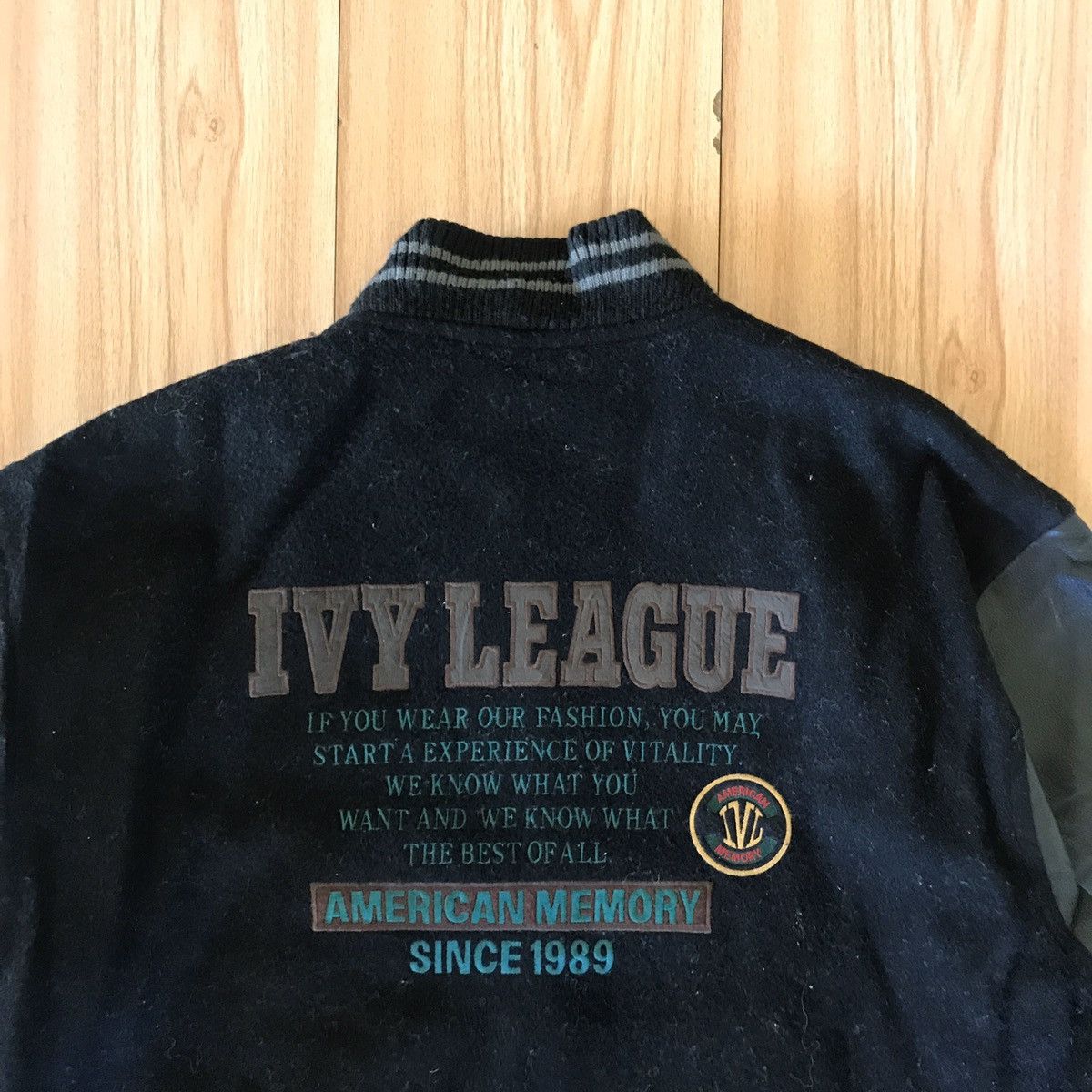 Ivy Crew 🔥RARE IVY LEAGUE VARSITY STADIUM BOMBER JACKET Size US M / EU 48-50 / 2 - 11 Thumbnail