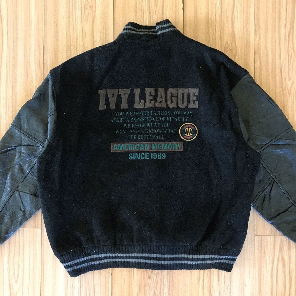 Ivy Crew 🔥RARE IVY LEAGUE VARSITY STADIUM BOMBER JACKET Size US M / EU 48-50 / 2 - 10 Thumbnail