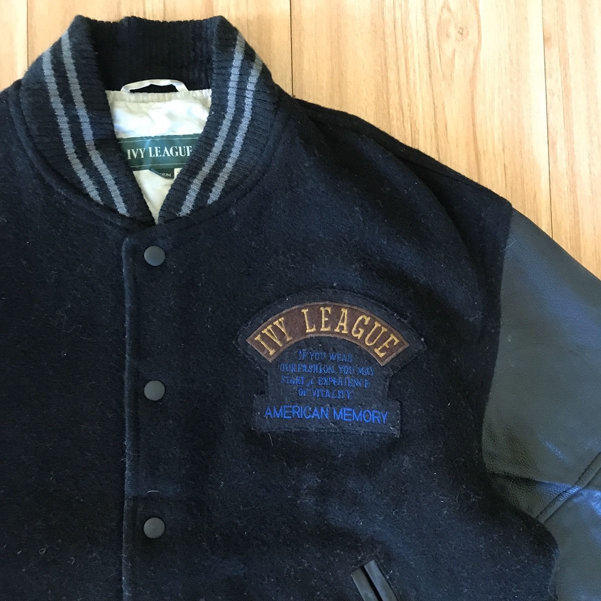 Ivy Crew 🔥RARE IVY LEAGUE VARSITY STADIUM BOMBER JACKET Size US M / EU 48-50 / 2 - 9 Thumbnail