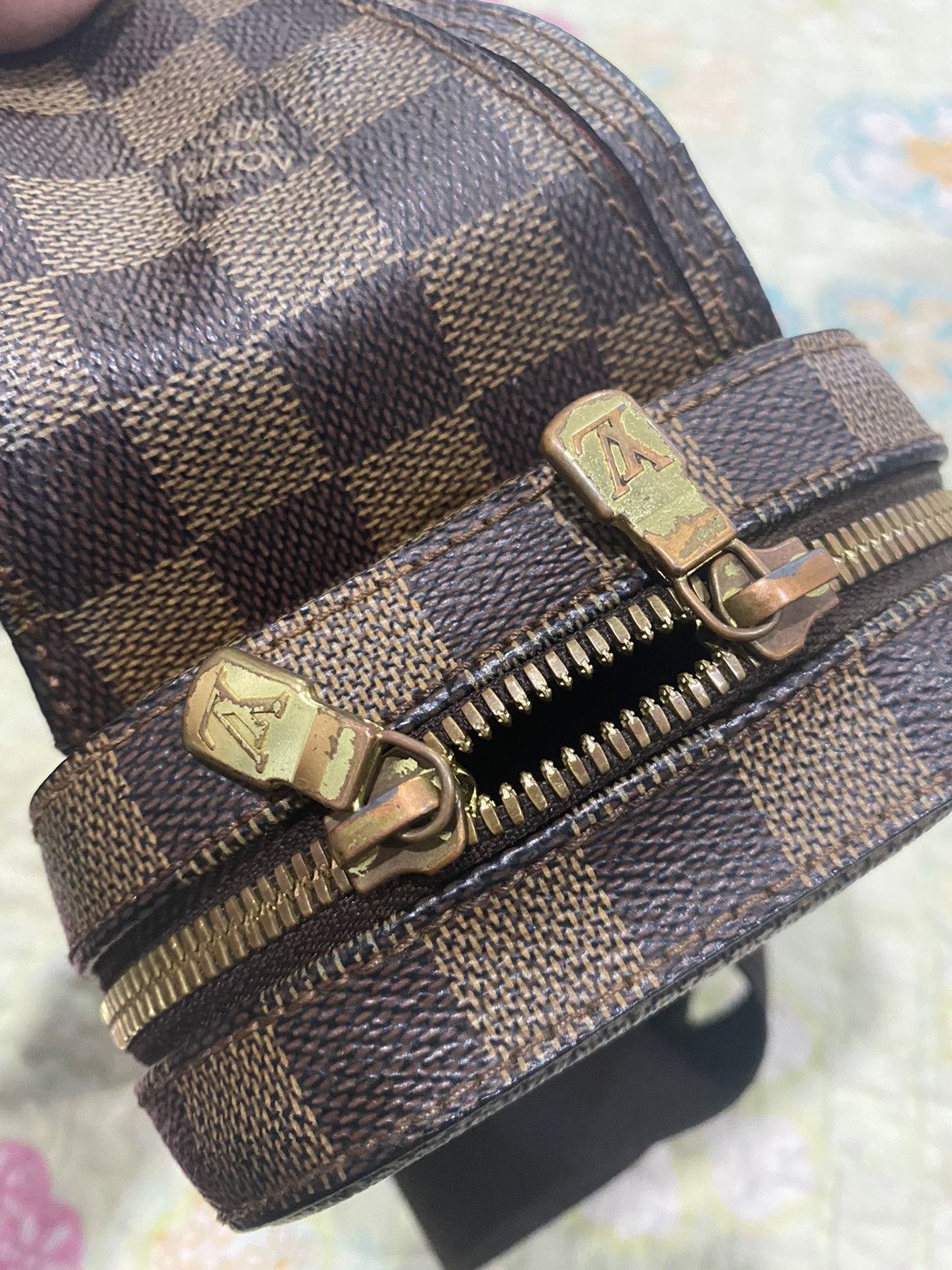 Louis Vuitton Authentic Louis Vuitton Damier Geronimos Damier Ebene Bag Size ONE SIZE - 11 Thumbnail