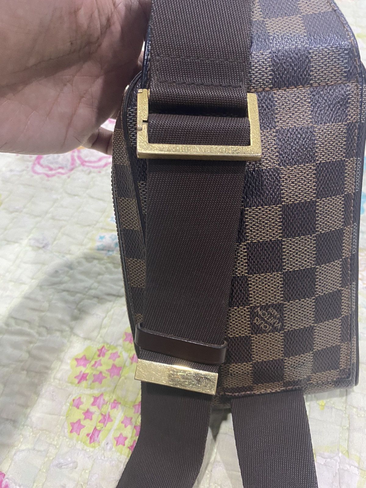 Louis Vuitton Authentic Louis Vuitton Damier Geronimos Damier Ebene Bag Size ONE SIZE - 12 Thumbnail