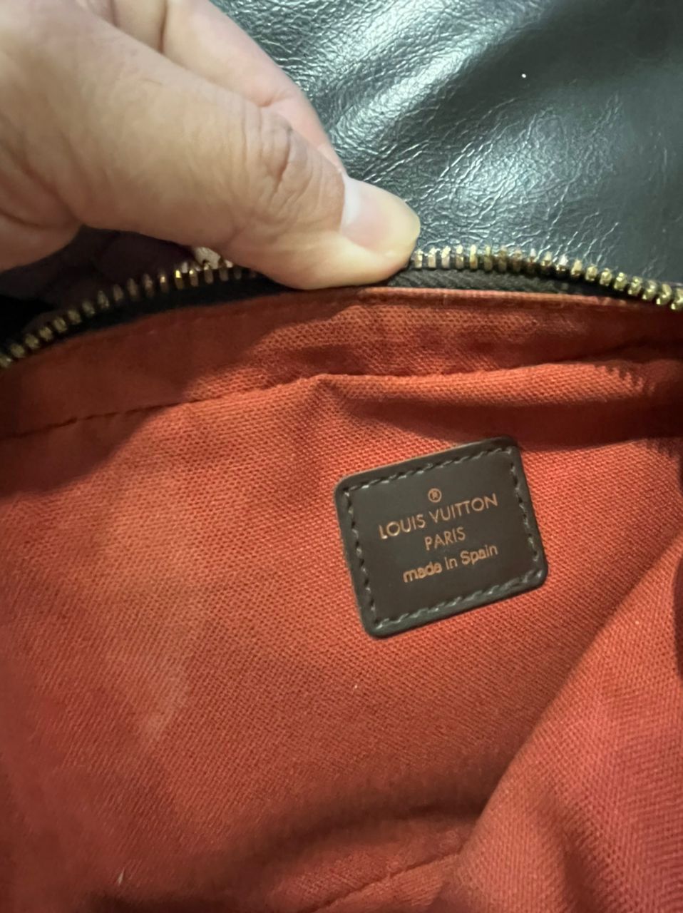 Louis Vuitton Authentic Louis Vuitton Damier Geronimos Damier Ebene Bag Size ONE SIZE - 16 Thumbnail