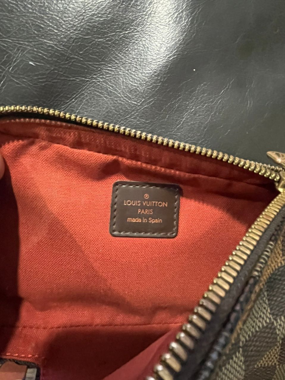 Louis Vuitton Authentic Louis Vuitton Damier Geronimos Damier Ebene Bag Size ONE SIZE - 17 Thumbnail