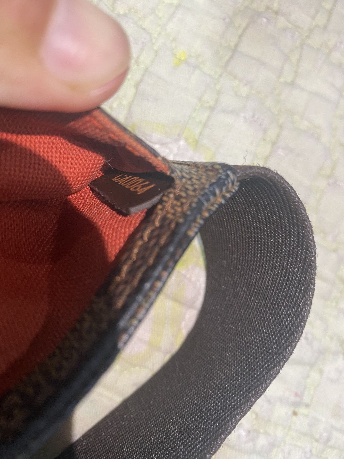 Louis Vuitton Authentic Louis Vuitton Damier Geronimos Damier Ebene Bag Size ONE SIZE - 9 Thumbnail