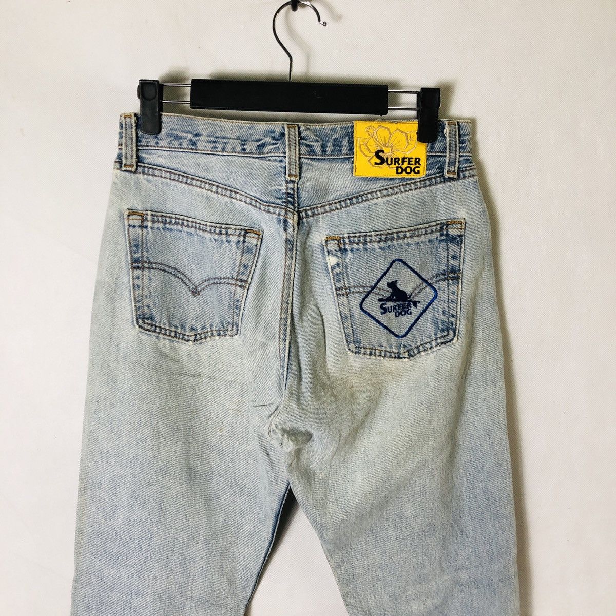 Levi's × Levi's Vintage Clothing Vintage LEVIS 501 USA x Surfer Dog Distress Jeans Size US 30 / EU 46 - 6 Thumbnail