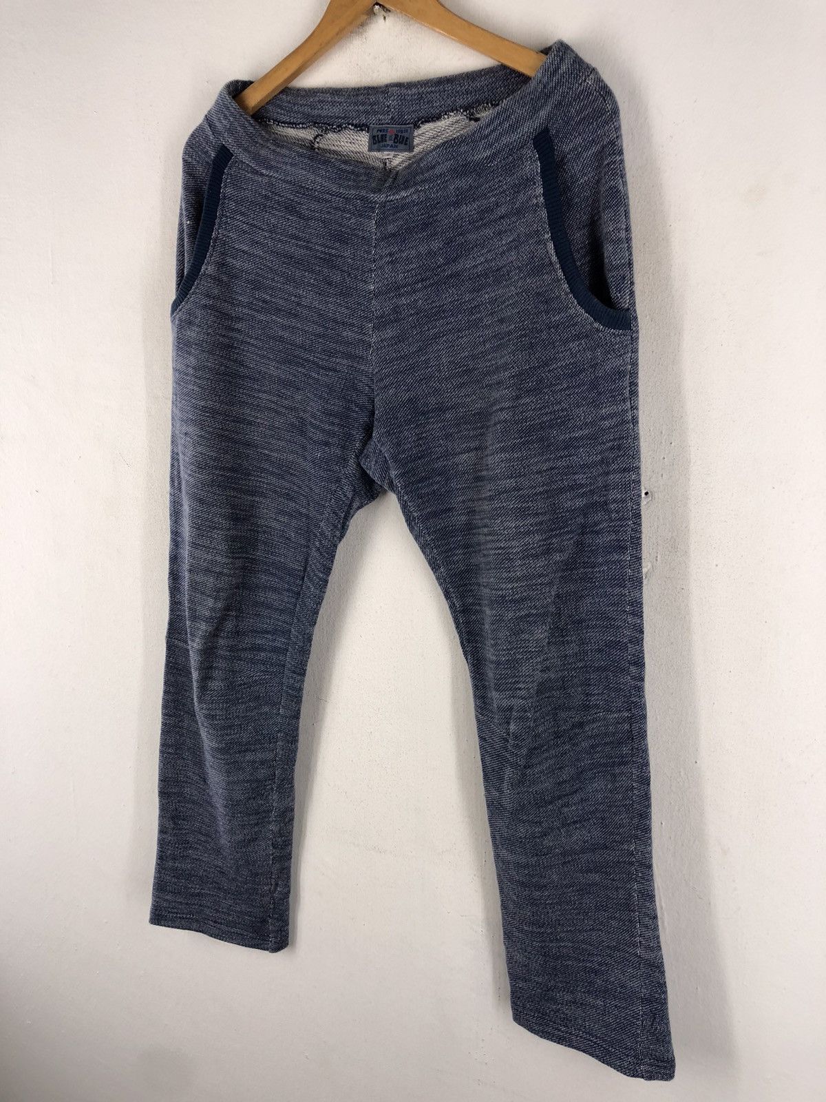 Blue Blue Japan 🔥BLUE BLUE JAPAN PURE INDIGO SWEATPANTS MADE IN JAPAN Size US 30 / EU 46 - 4 Thumbnail