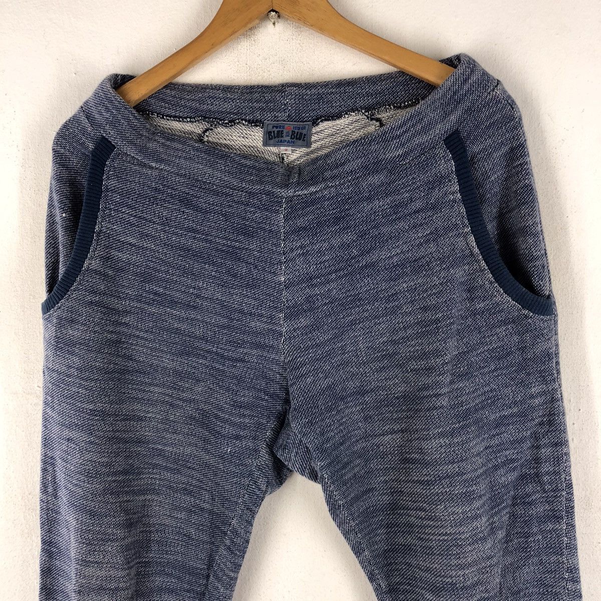 Blue Blue Japan 🔥BLUE BLUE JAPAN PURE INDIGO SWEATPANTS MADE IN JAPAN Size US 30 / EU 46 - 5 Thumbnail