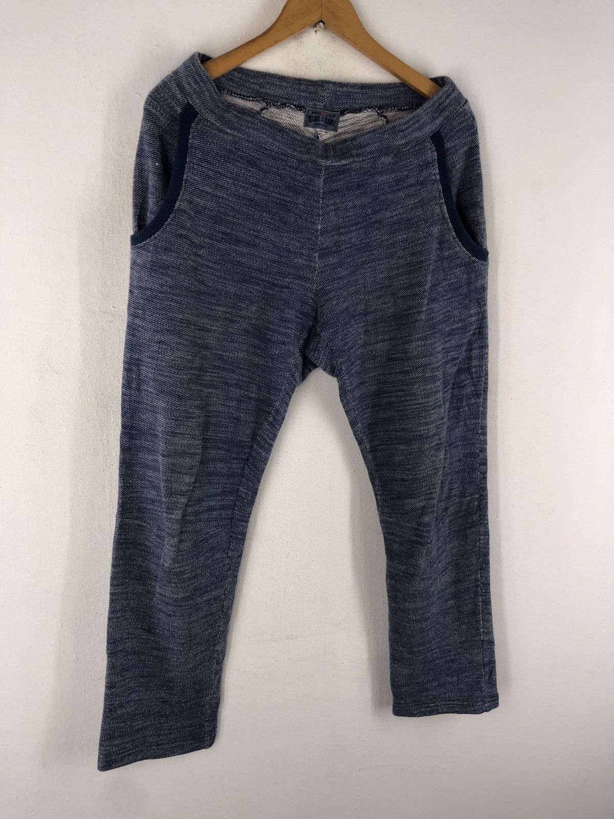 Blue Blue Japan 🔥BLUE BLUE JAPAN PURE INDIGO SWEATPANTS MADE IN JAPAN Size US 30 / EU 46 - 3 Thumbnail