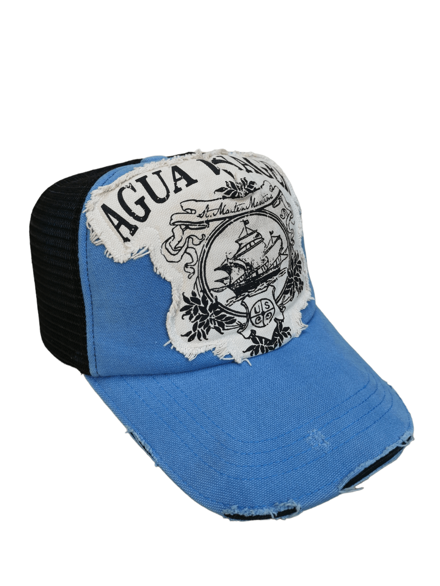 Designer × Japanese Brand JABURO JAPANESE DESIGNER AGUA TRUCKER HAT Size ONE SIZE - 3 Thumbnail