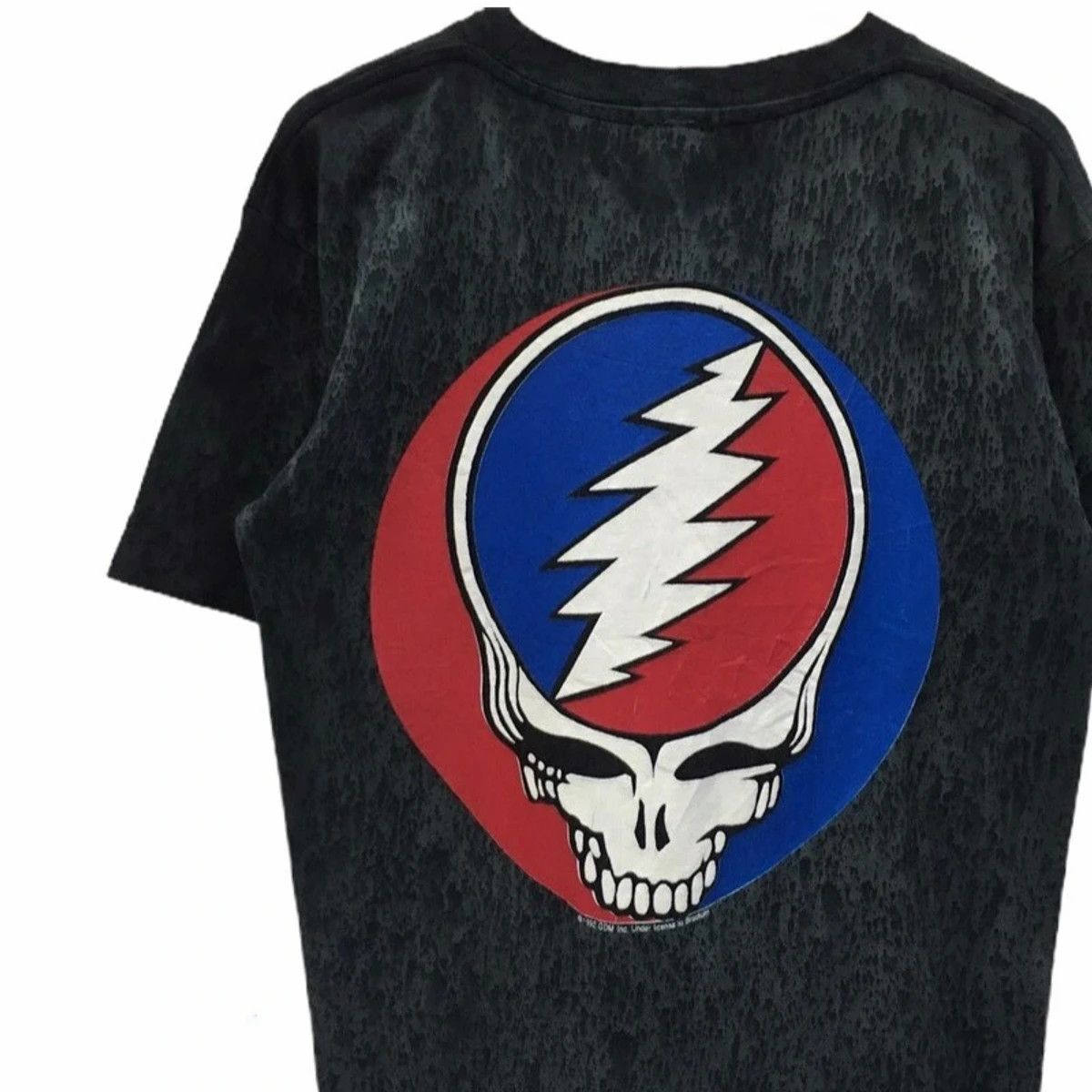 Band Tees × Grateful Dead × Vintage Rare Vintage 90s Grateful Death Black Tie Die Tshirt Size US M / EU 48-50 / 2 - 7 Thumbnail