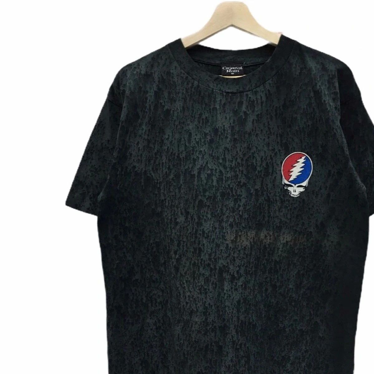 Band Tees × Grateful Dead × Vintage Rare Vintage 90s Grateful Death Black Tie Die Tshirt Size US M / EU 48-50 / 2 - 9 Thumbnail