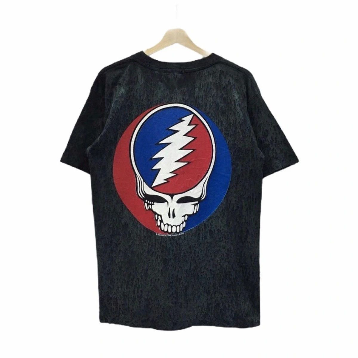 Band Tees × Grateful Dead × Vintage Rare Vintage 90s Grateful Death Black Tie Die Tshirt Size US M / EU 48-50 / 2 - 1 Thumbnail