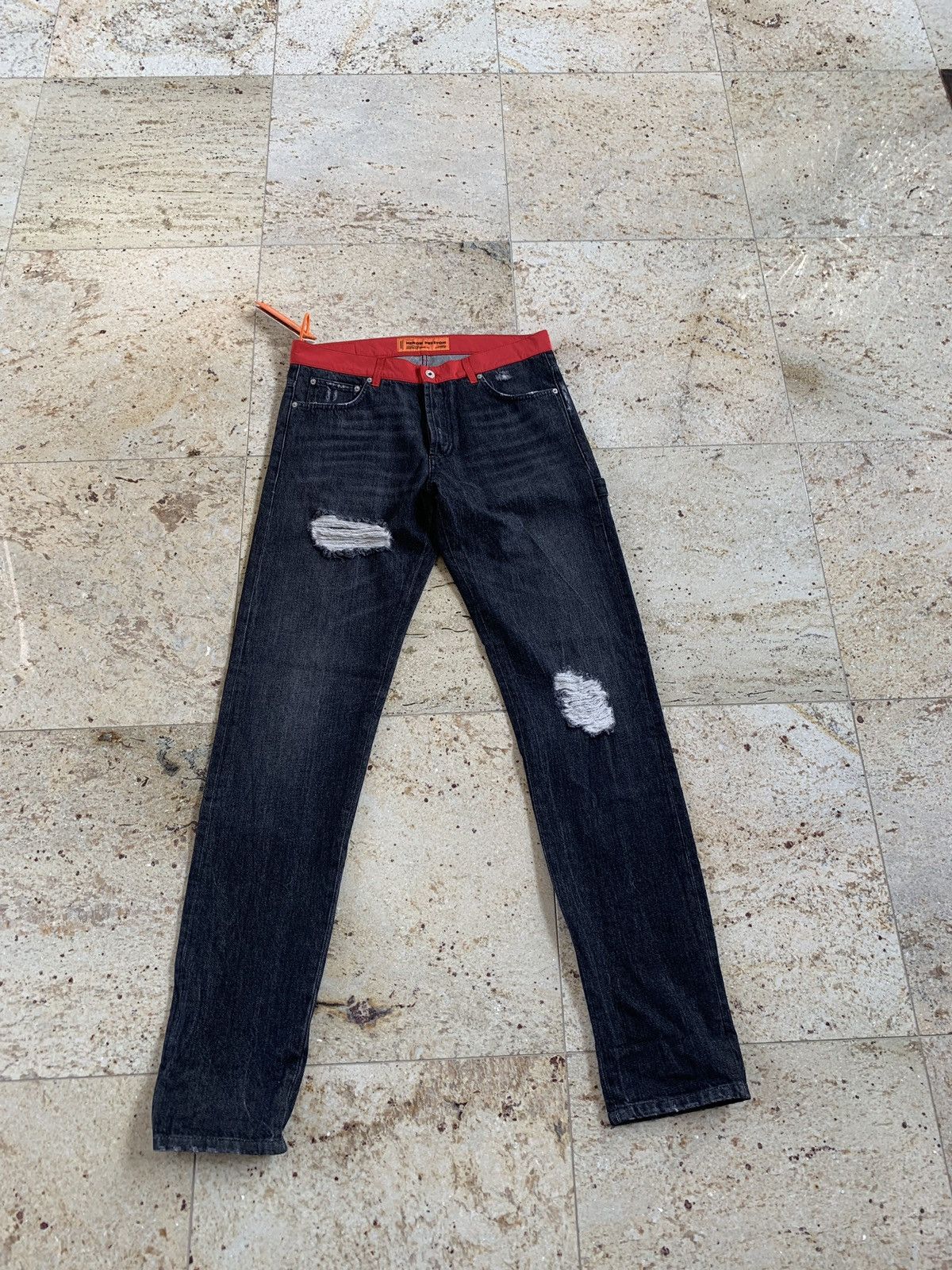 Heron Preston Nylon Belt Denim Work Pant Size US 33 - 1 Thumbnail