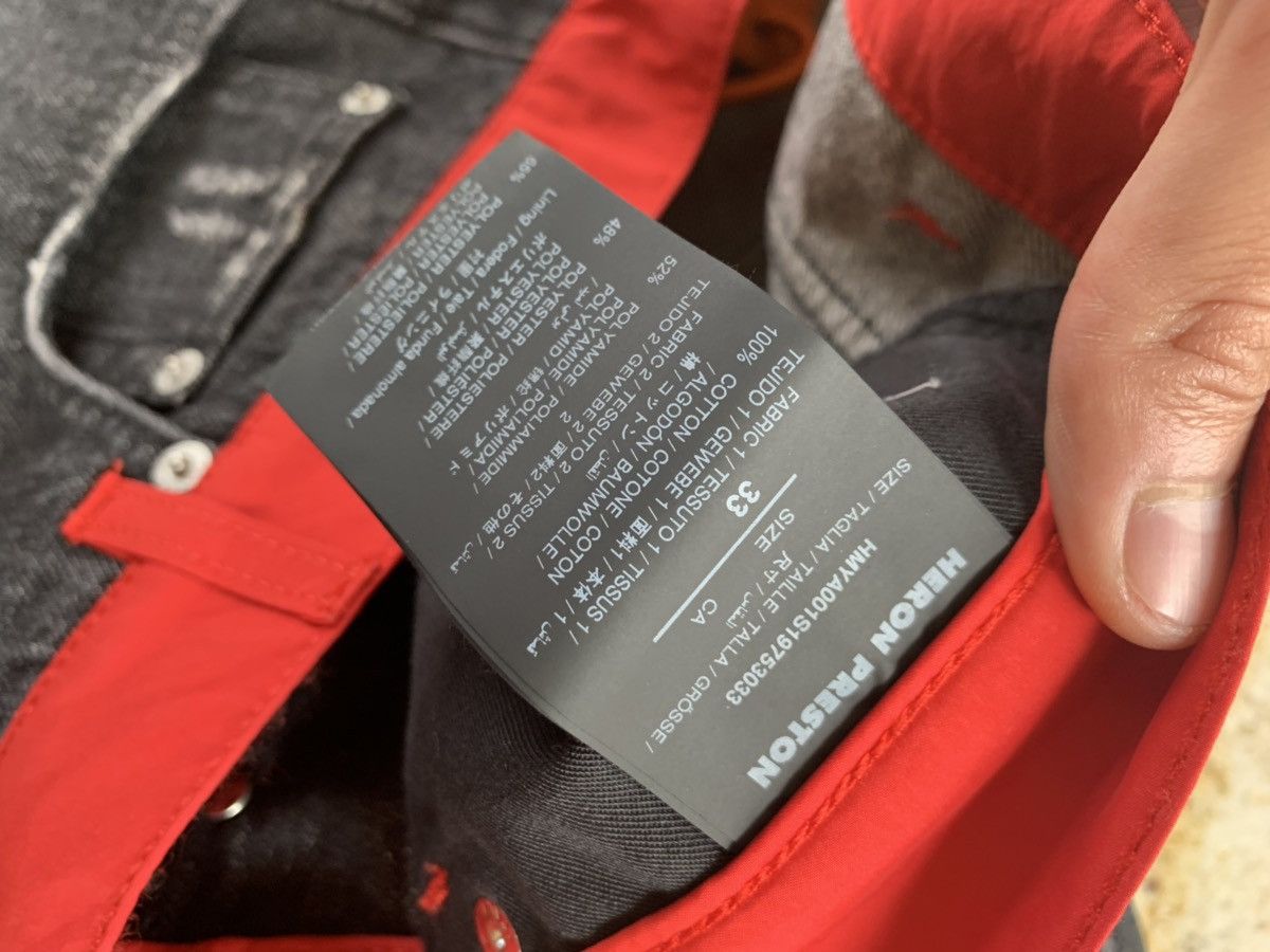 Heron Preston Nylon Belt Denim Work Pant Size US 33 - 15 Thumbnail