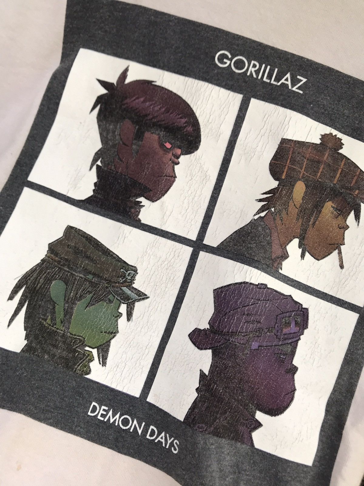 Vintage VINTAGE GORILLAZ DEMON DAYS Size US L / EU 52-54 / 3 - 4 Thumbnail