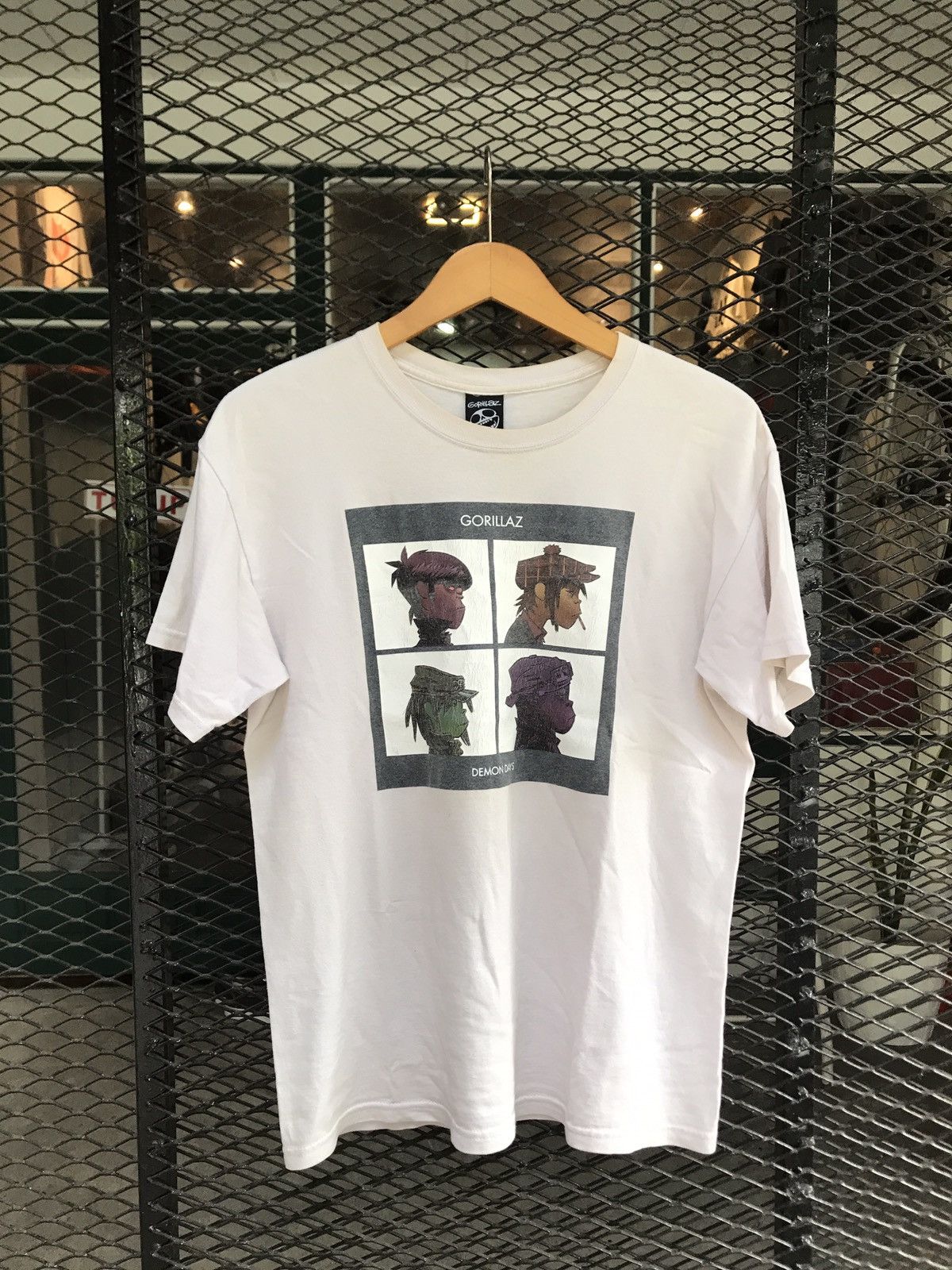 image of Rock T Shirt x Vintage Gorillaz Demon Days in Grey, Men's (Size Large)