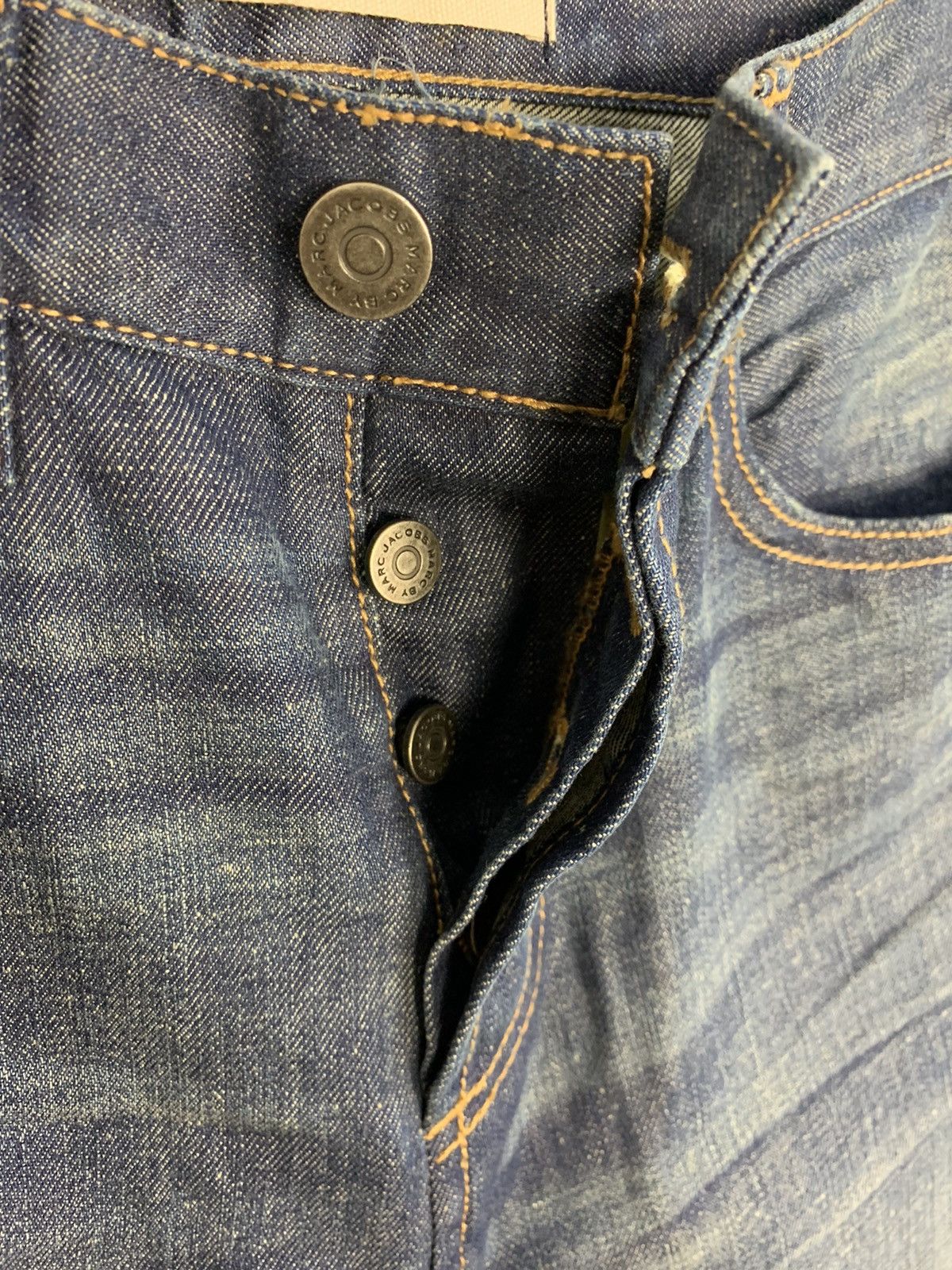 Marc by Marc Jacobs Collaboration Jacob Annie Boyfriend Crop Regular Fits Denim Size 29" - 6 Thumbnail