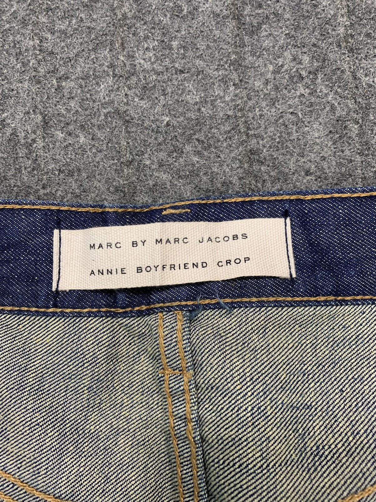 Marc by Marc Jacobs Collaboration Jacob Annie Boyfriend Crop Regular Fits Denim Size 29" - 8 Thumbnail