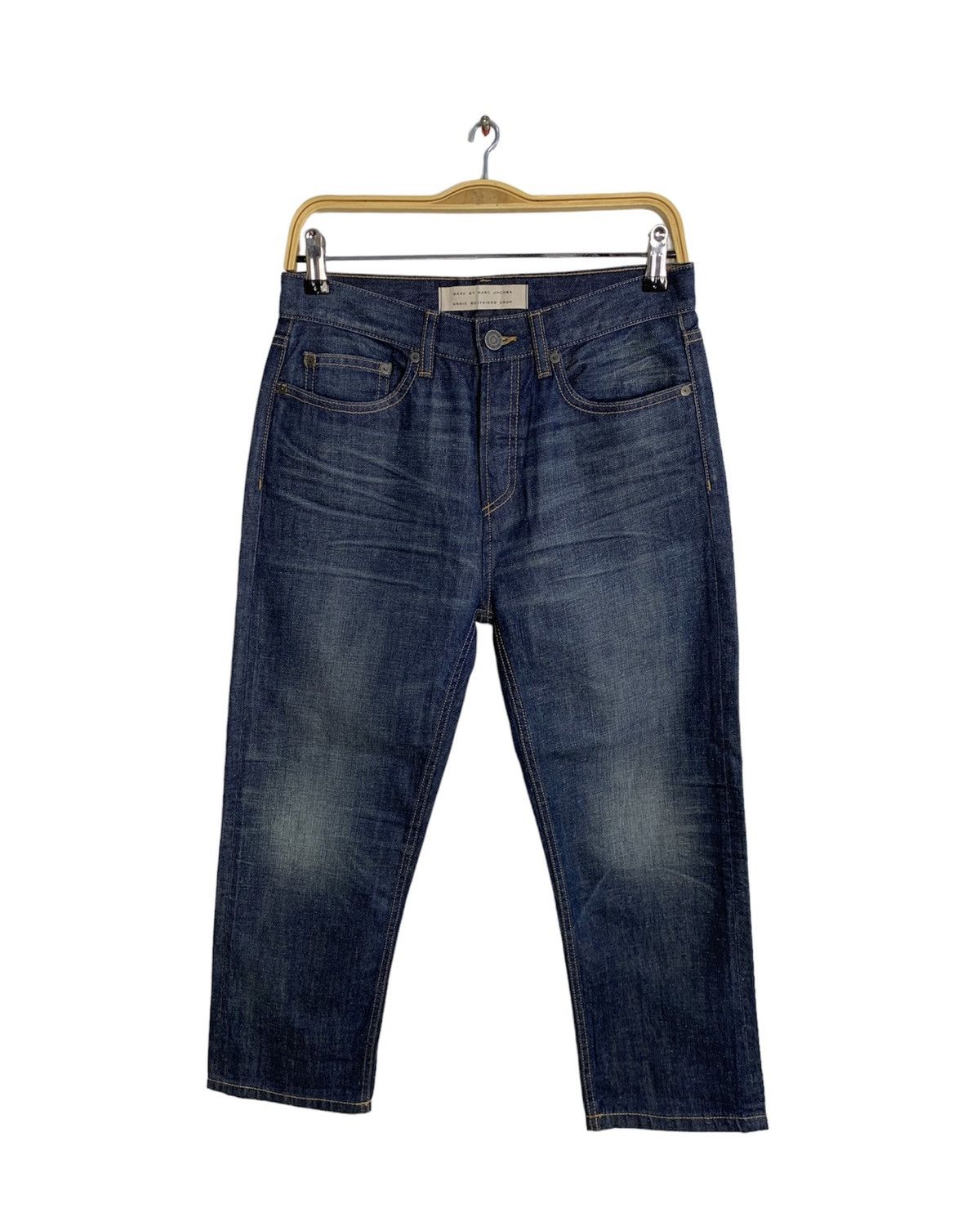Marc by Marc Jacobs Collaboration Jacob Annie Boyfriend Crop Regular Fits Denim Size 29" - 1 Thumbnail
