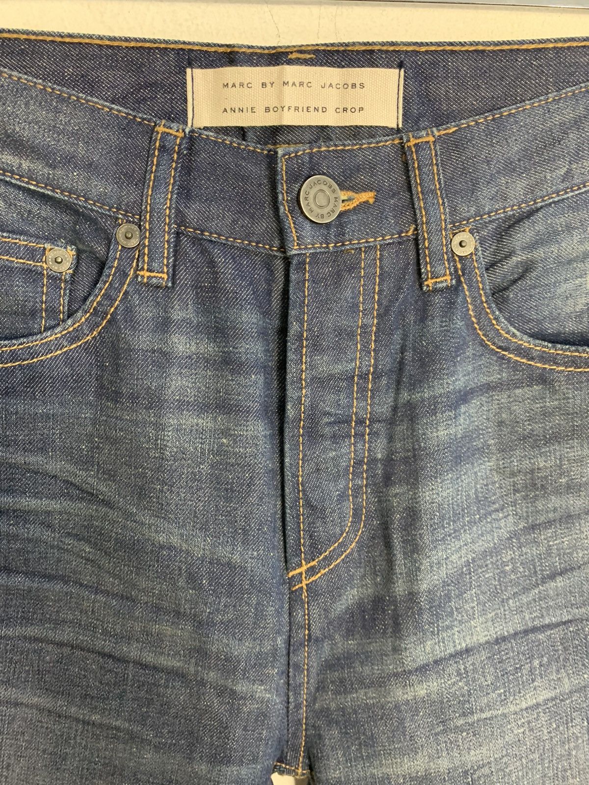 Marc by Marc Jacobs Collaboration Jacob Annie Boyfriend Crop Regular Fits Denim Size 29" - 5 Thumbnail