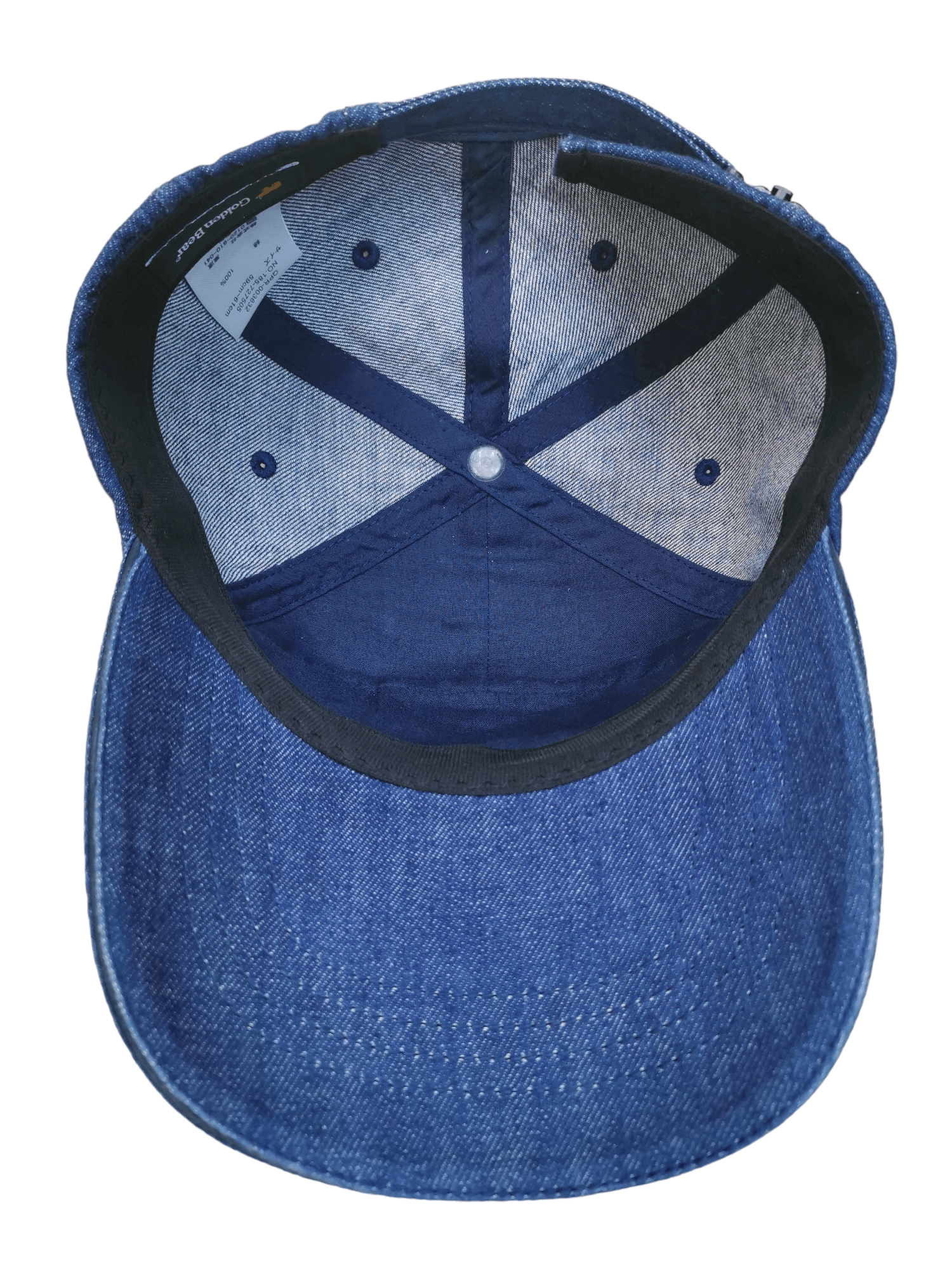 Denime GOLDEN BEAR JAPANESE BRAND DENIM HAT CAP Size ONE SIZE - 6 Thumbnail