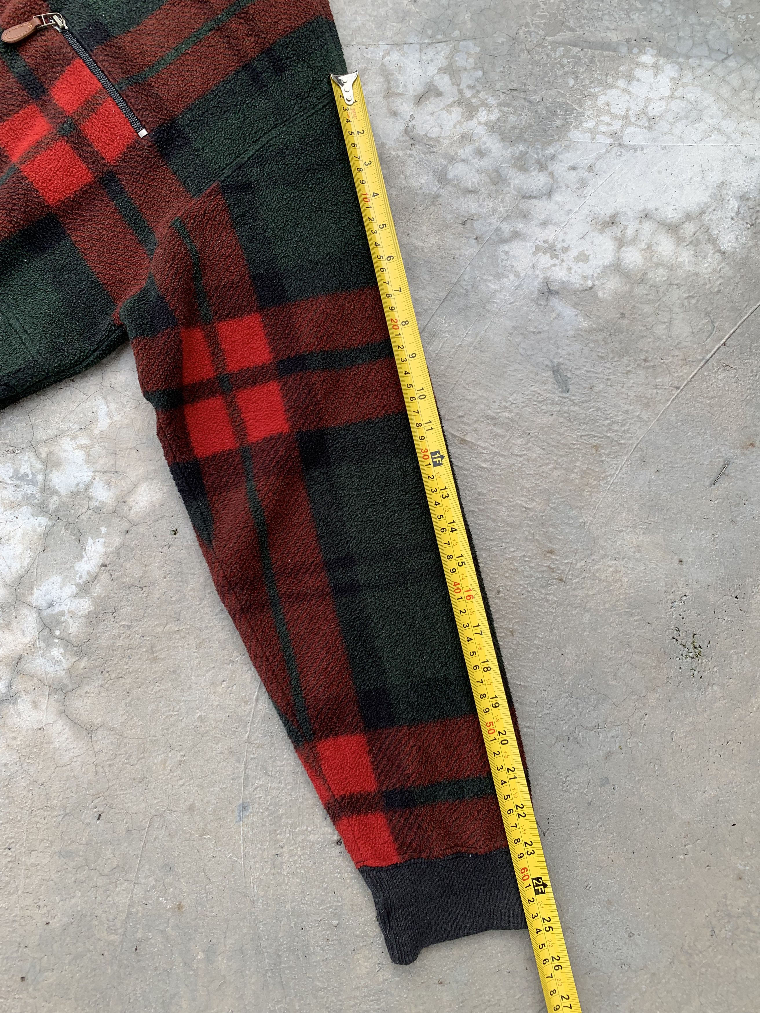 Vintage Polo Ralph Lauren Plaid Check Fleece Jacket