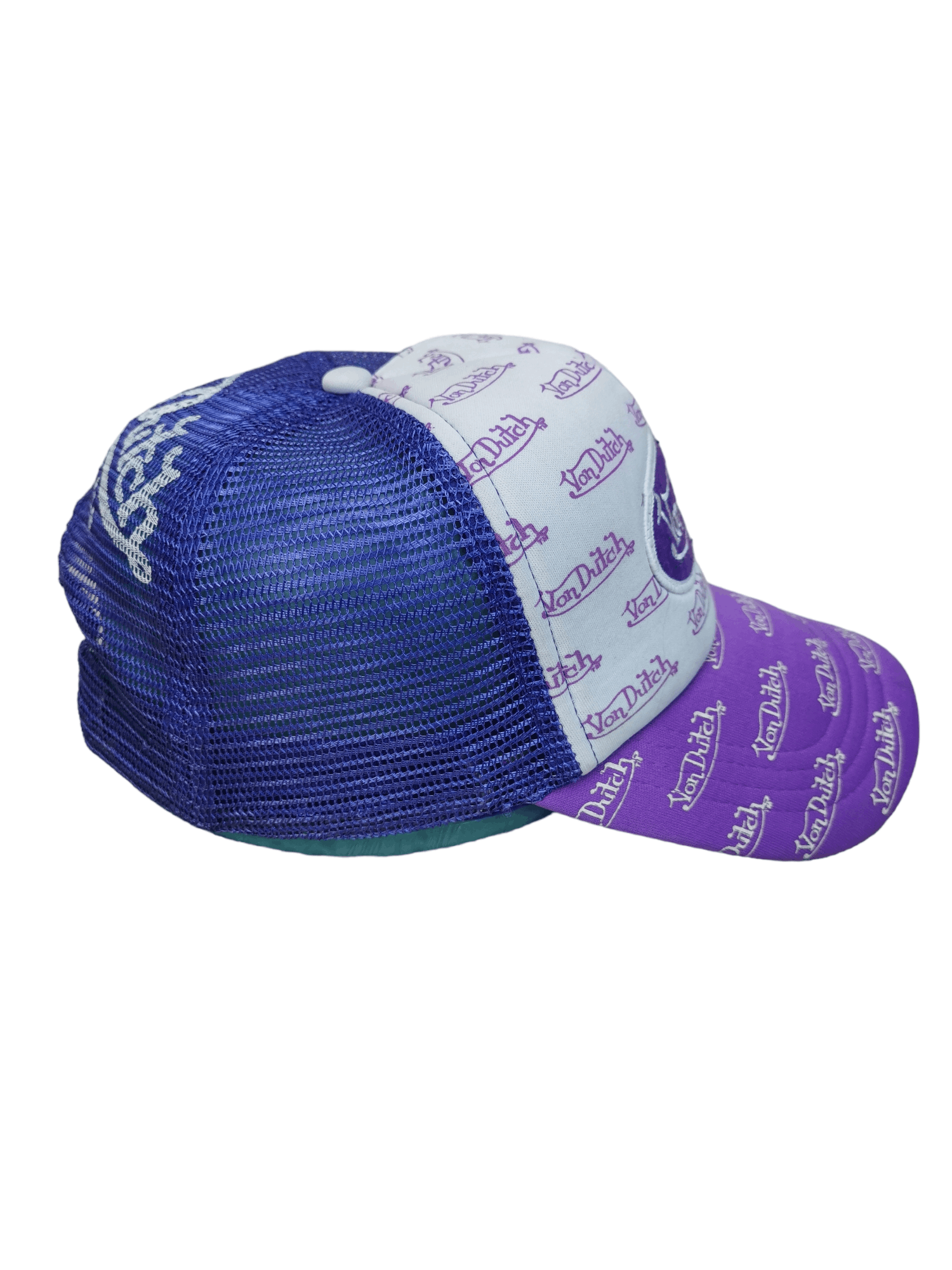 Von Dutch VON DUCTH MONOGRAM STREETWEAR TRUCKER HAT CAP Size ONE SIZE - 4 Thumbnail