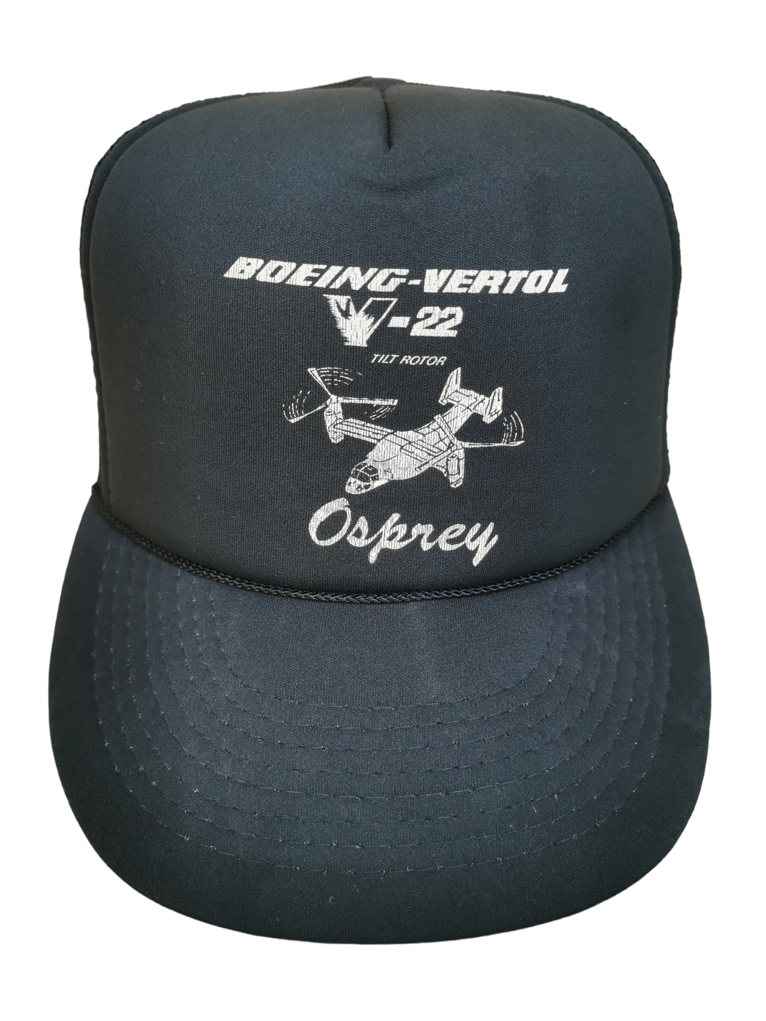 Designer VINTAGE BOEING-VERTOL V-22 TRUCKER HAT CAP Size ONE SIZE - 1 Thumbnail