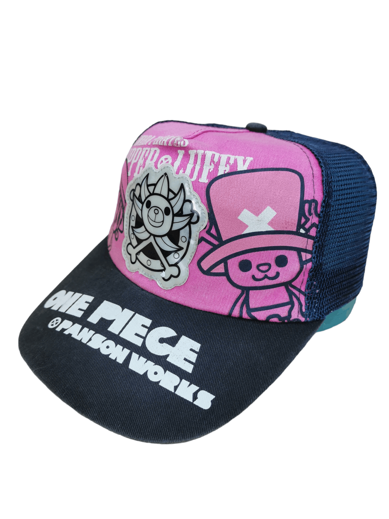 Anime 🔥4 MONTHS SALE🔥 JAPANESE ANIMA ONE PIECE TRUCKER HAT CAP Size ONE SIZE - 2 Thumbnail