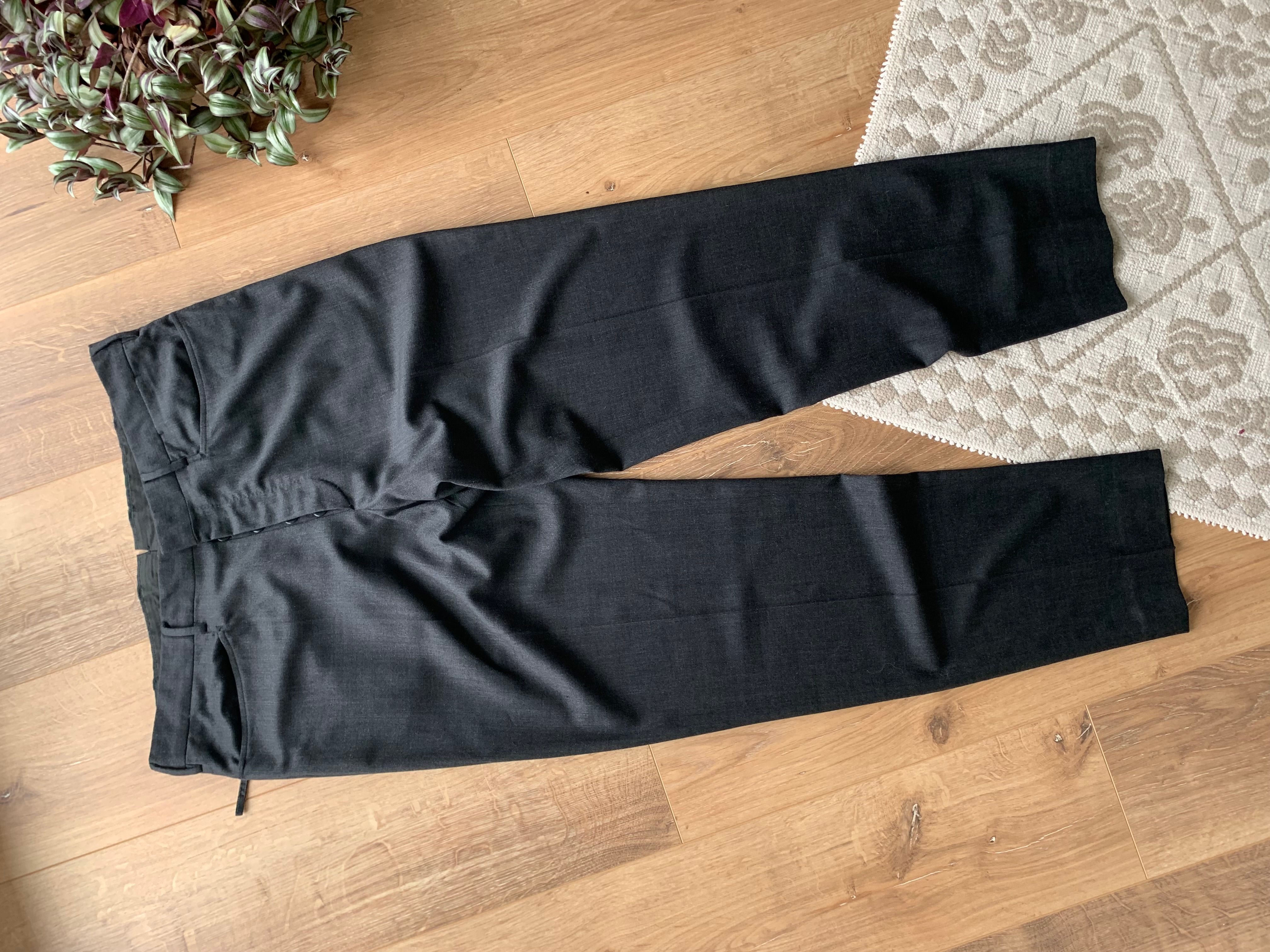 Pre-owned Italian Designers Prada Pants Trousers In Navy Grey
