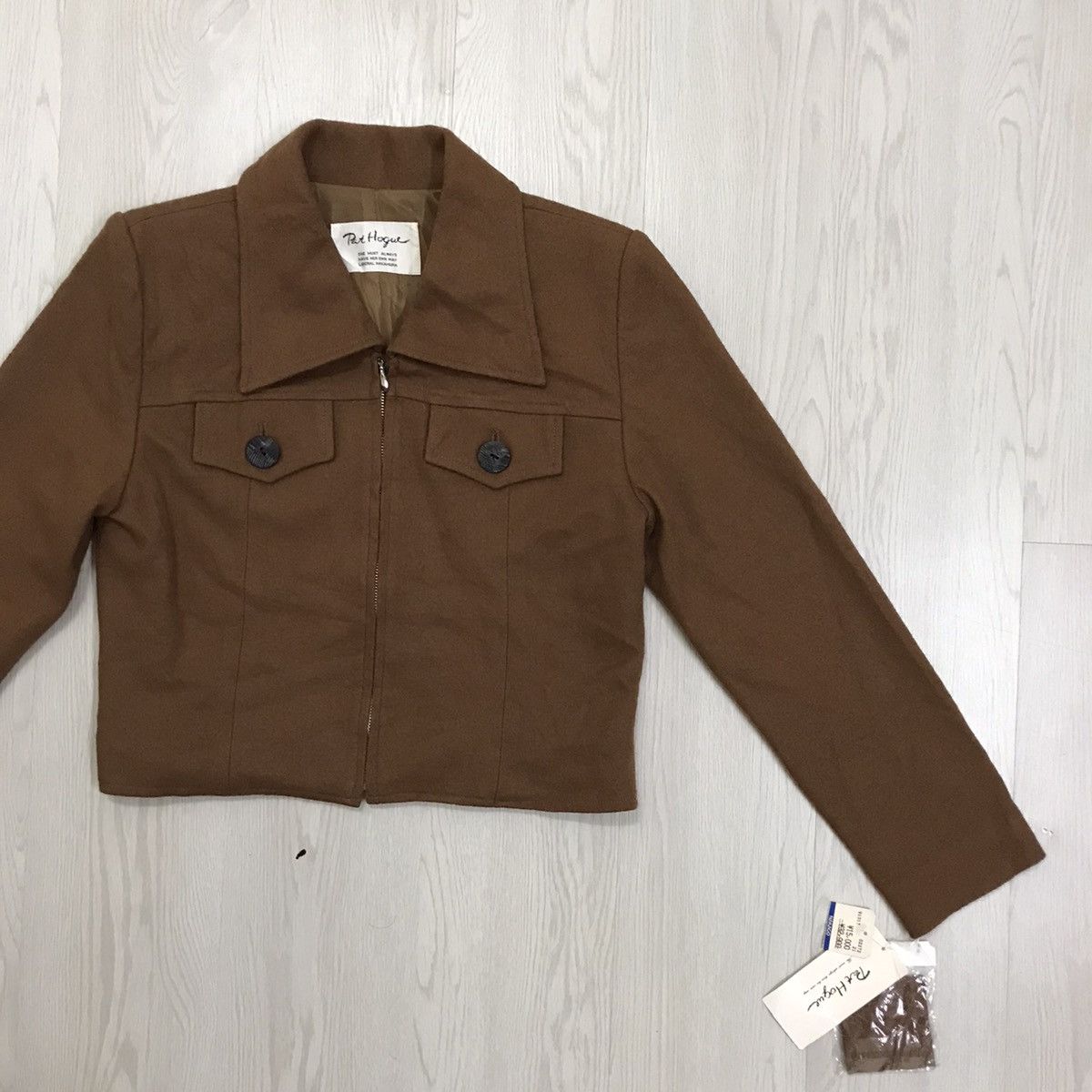 Japanese Brand × Vintage Vintage Pat Hogue Japan Wool Military Cropped Jacket Size M / US 6-8 / IT 42-44 - 6 Thumbnail