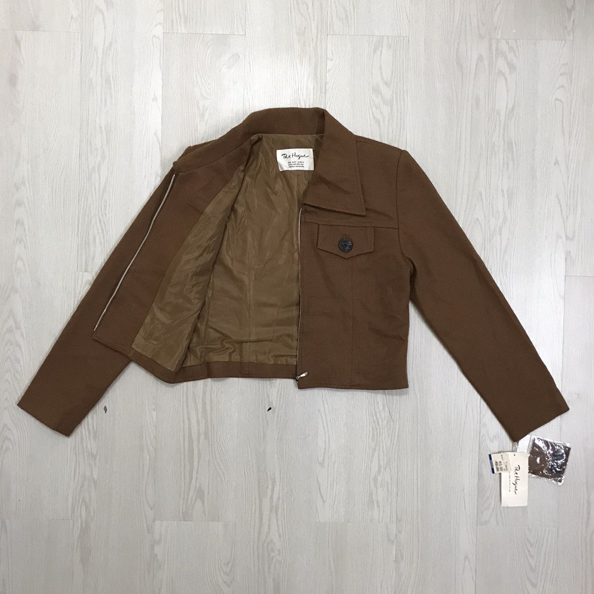 Vintage Vintage Pat Hogue Japan Wool Military Cropped Jacket Size M / US 6-8 / IT 42-44 - 2 Thumbnail
