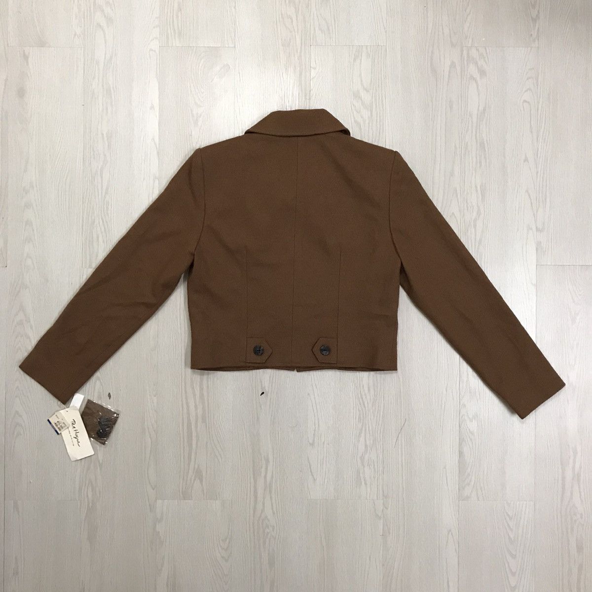 Vintage Vintage Pat Hogue Japan Wool Military Cropped Jacket Size M / US 6-8 / IT 42-44 - 6 Thumbnail
