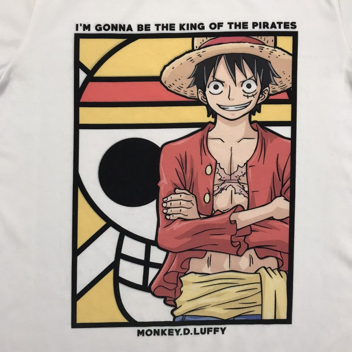 Anime × One Piece × Vintage 💥RARE💥 Vintage One Piece Anime Tee Photo Tee Big Print Size US M / EU 48-50 / 2 - 3 Thumbnail