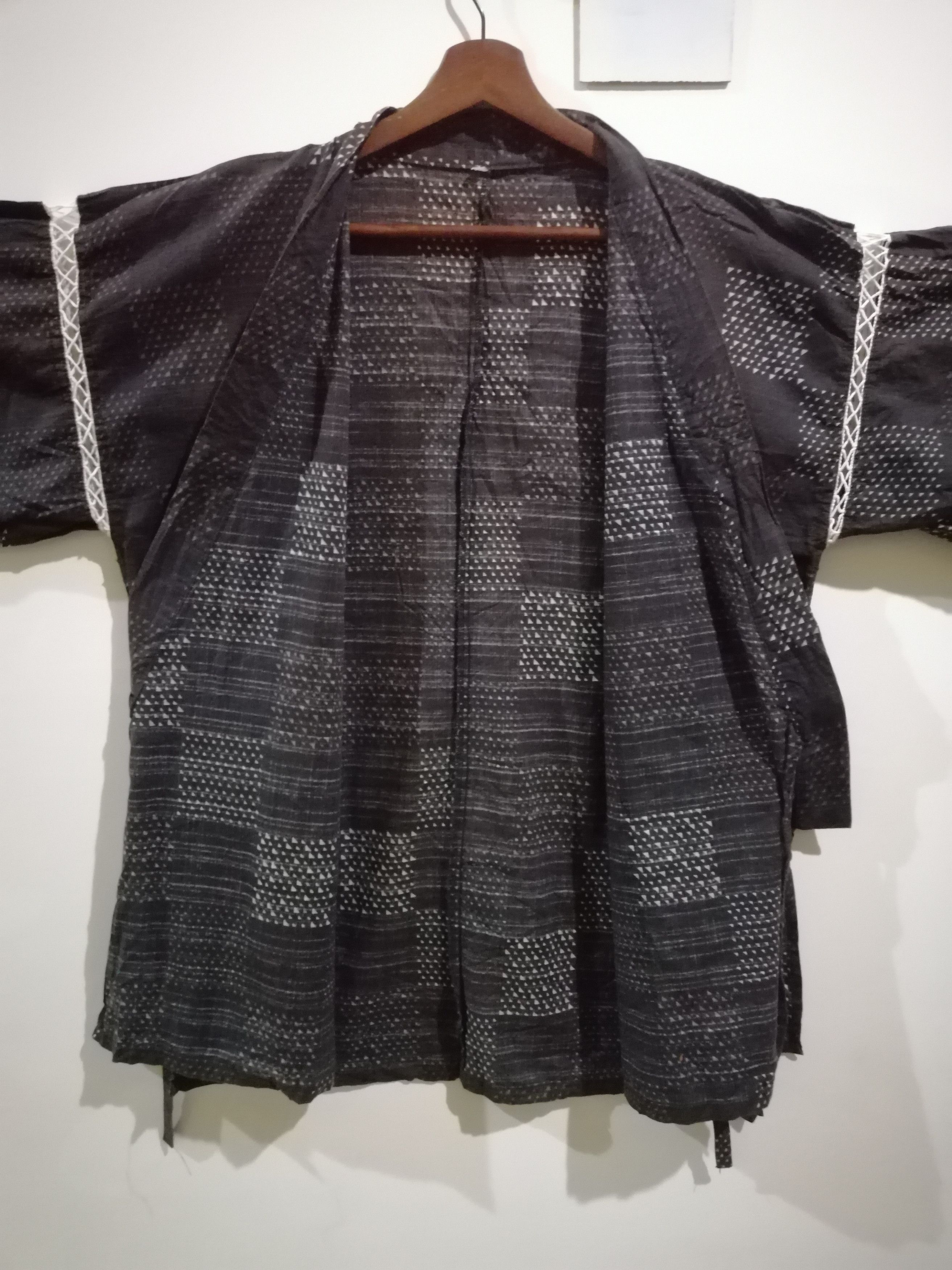 Japanese Brand Vintage kimono noragi haori hanten jinbei cardigan jacket K2 Size US L / EU 52-54 / 3 - 4 Thumbnail