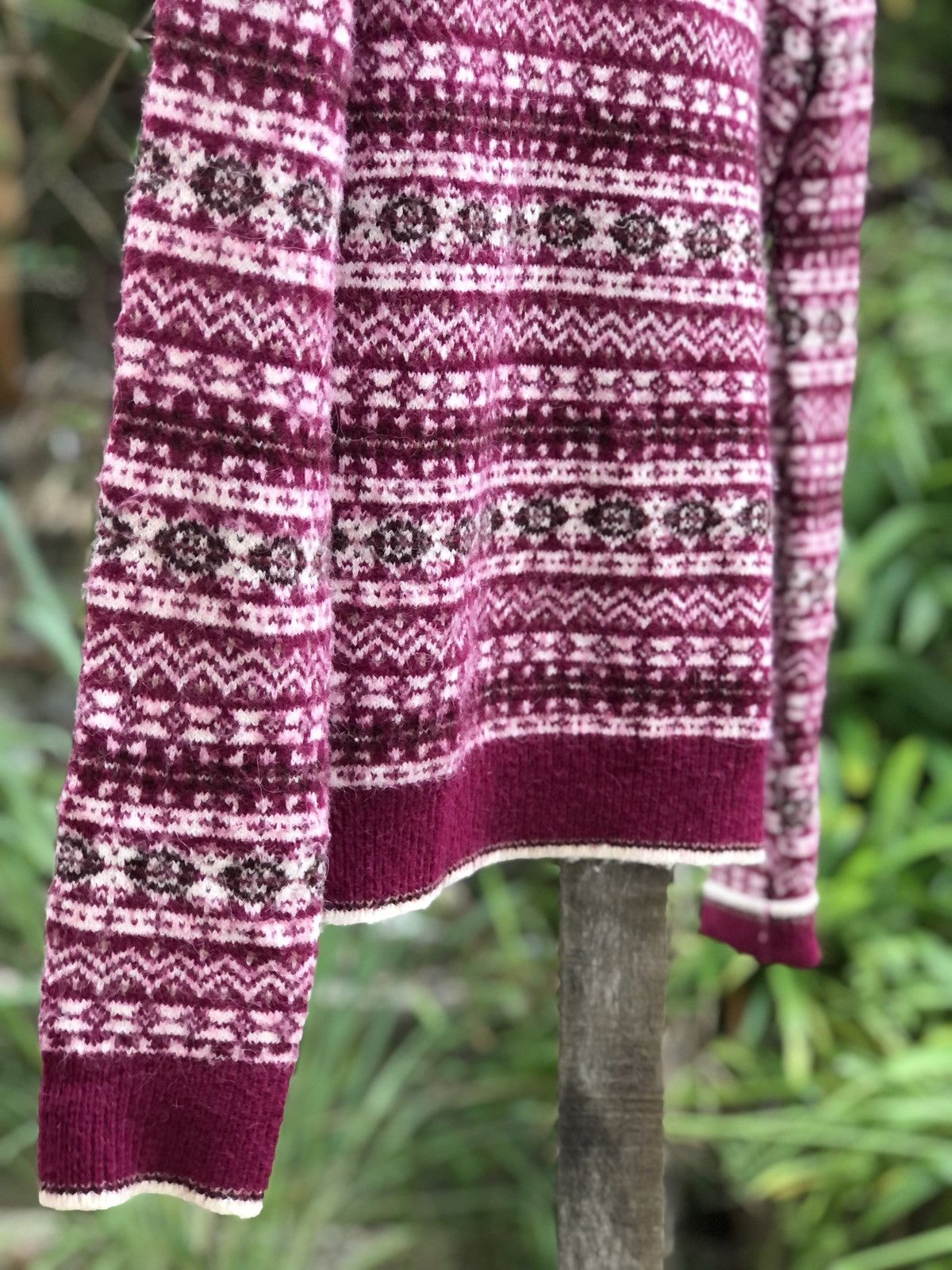 Aran Isles Knitwear Ines De La Fressange Paris x Uniqlo Mohair Knit Sweater Size US S / EU 44-46 / 1 - 3 Thumbnail