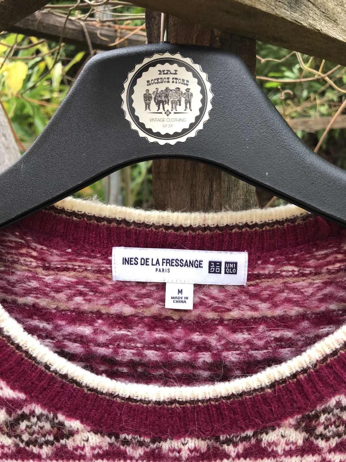 Aran Isles Knitwear Ines De La Fressange Paris x Uniqlo Mohair Knit Sweater Size US S / EU 44-46 / 1 - 7 Thumbnail