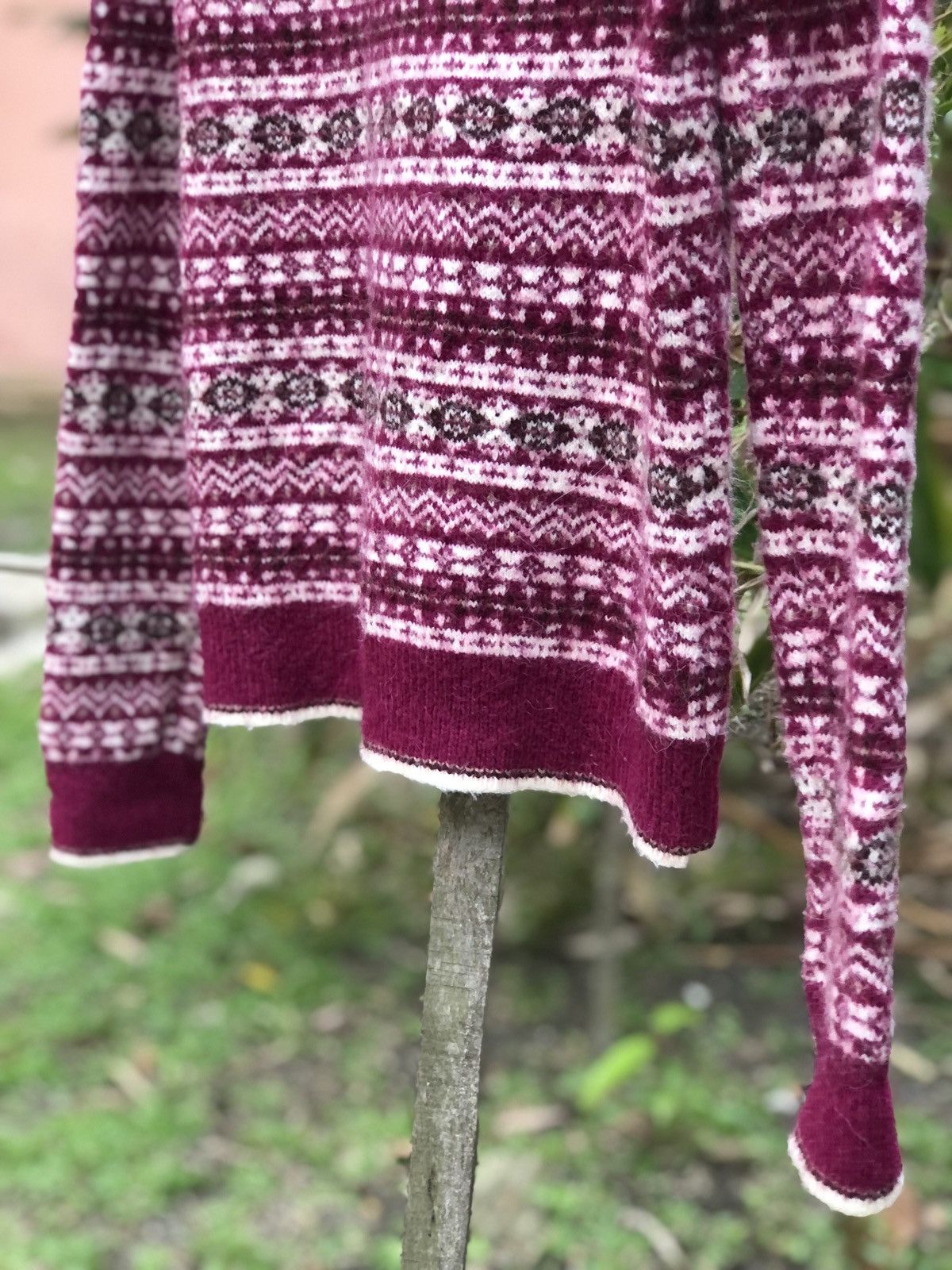 Aran Isles Knitwear Ines De La Fressange Paris x Uniqlo Mohair Knit Sweater Size US S / EU 44-46 / 1 - 6 Thumbnail