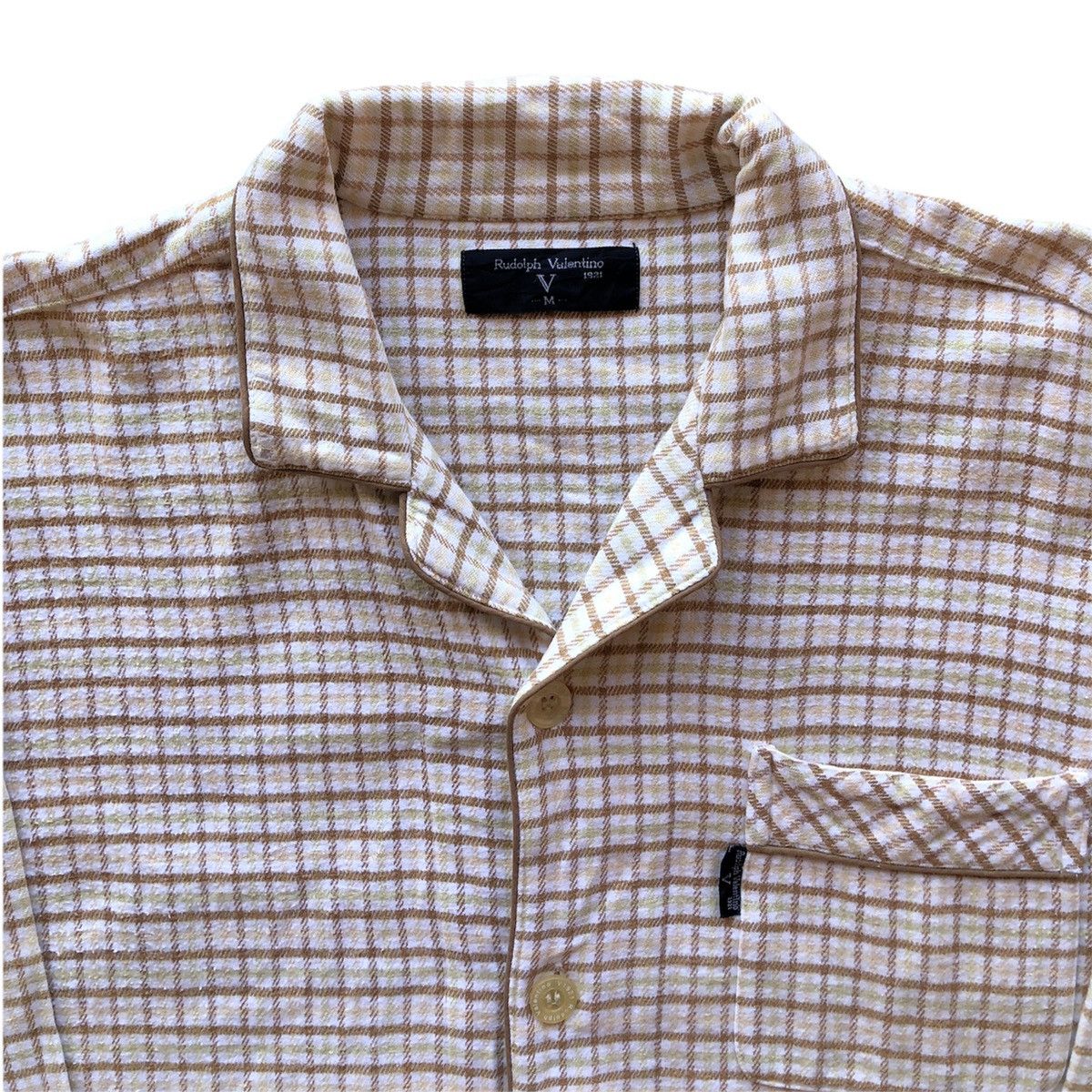 Valentino Vintage Pyjama Set Checkered by Rudolph Valentino Size US M / EU 48-50 / 2 - 2 Thumbnail