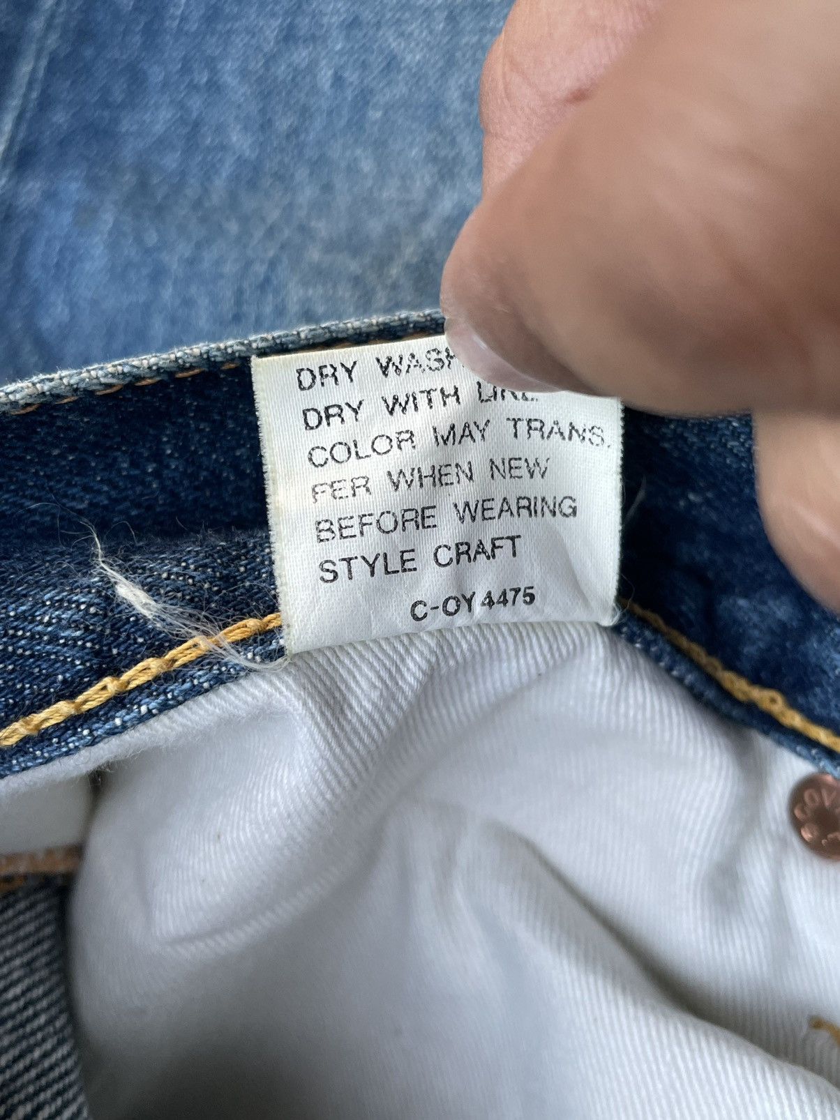 Evisu Vintage Evis Selvedge Denim Rework Size US 31 - 17 Thumbnail