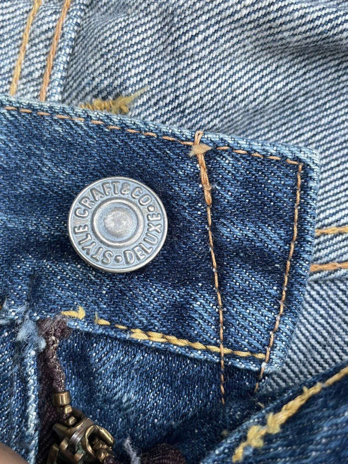 Evisu Vintage Evis Selvedge Denim Rework Size US 31 - 20 Thumbnail