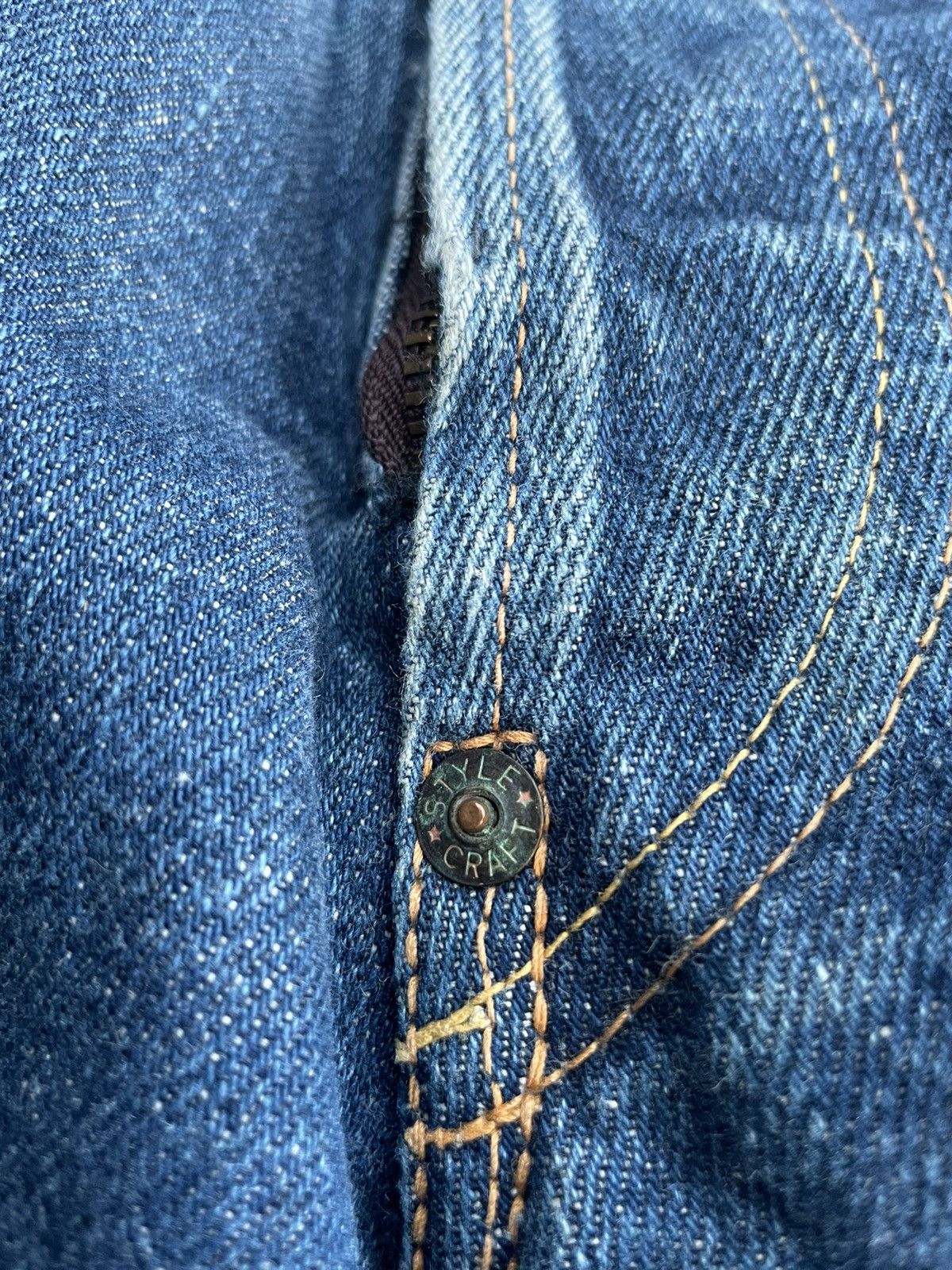 Evisu Vintage Evis Selvedge Denim Rework Size US 31 - 24 Thumbnail
