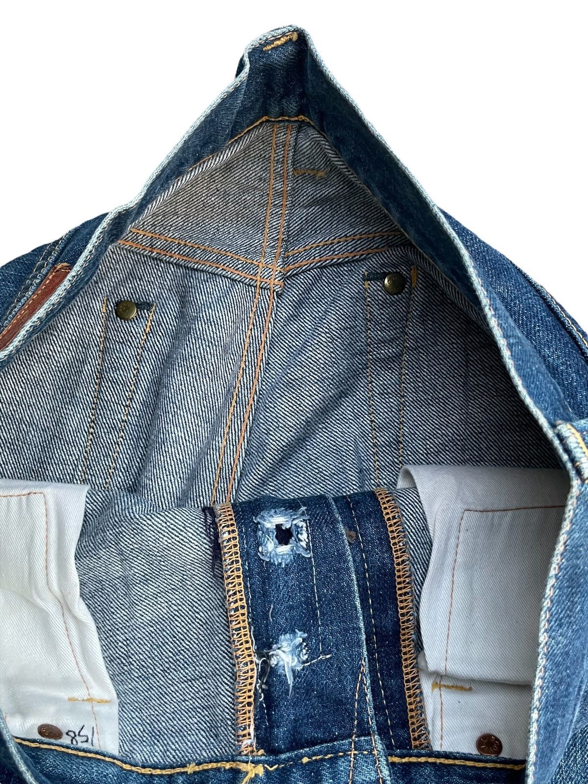 Evisu Vintage Evis Selvedge Denim Rework Size US 31 - 7 Thumbnail